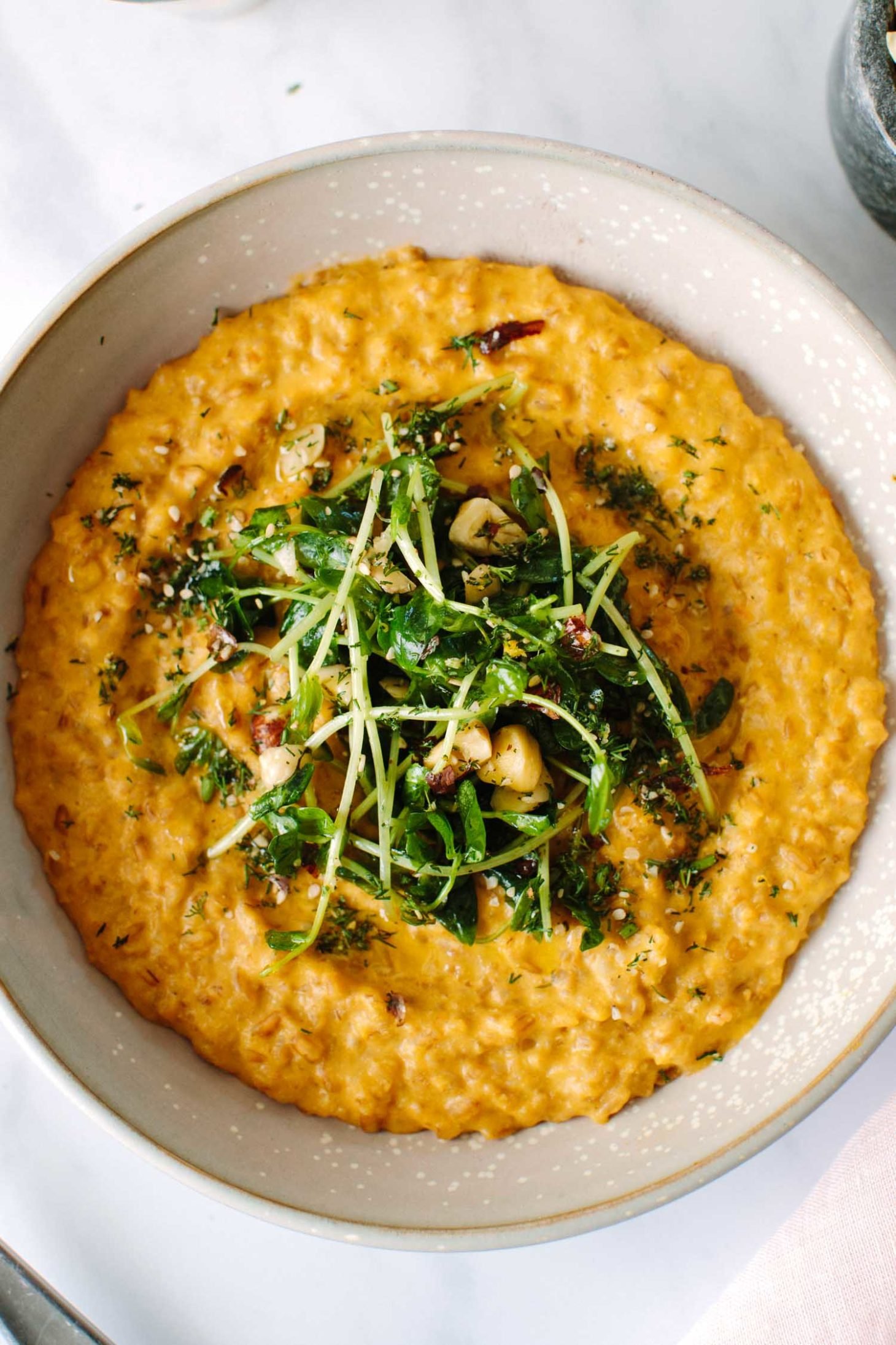 Sunflower Carrot Risotto
