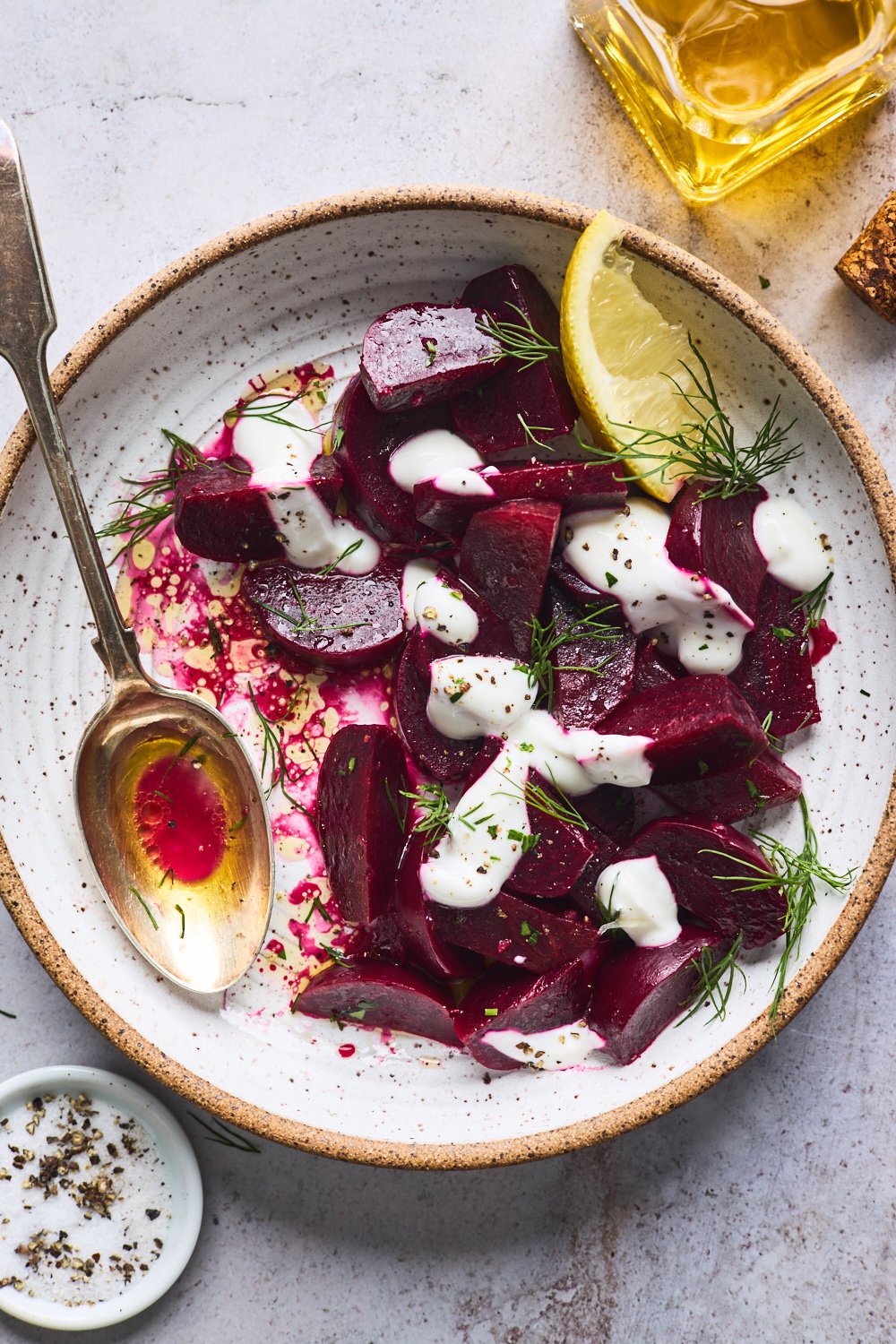 Beetroot Salad With Greek Yogurt (Patzarosalata)