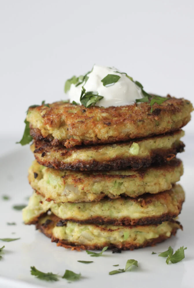 Pan Fried Broccoli Cakes