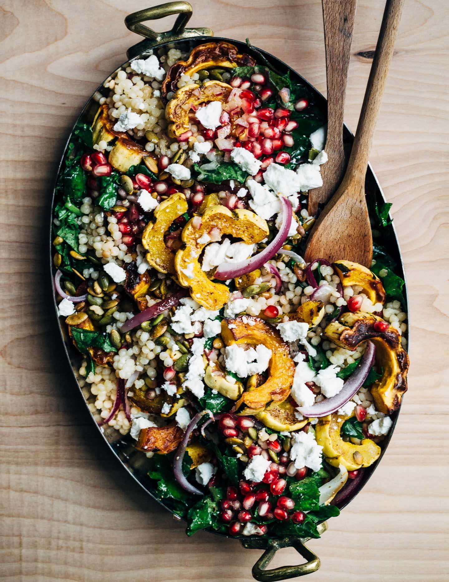 Pearl Couscous with Roasted Delicata Squash