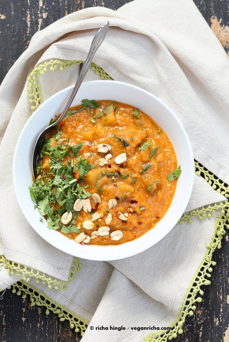 West African Peanut Lentil Stew