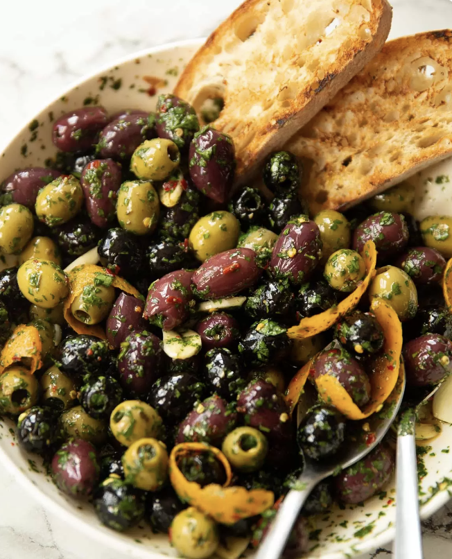 Home marinated Olives
