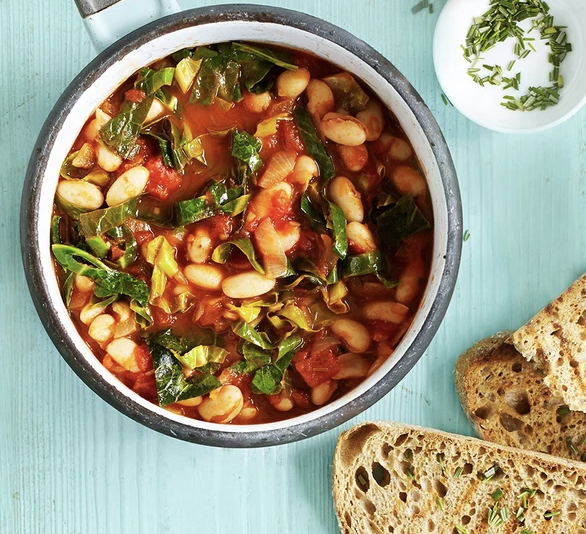 White Beans &amp; Spring Greens