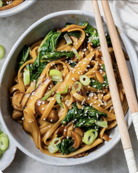 Teriyaki Noodles with Bok Choy