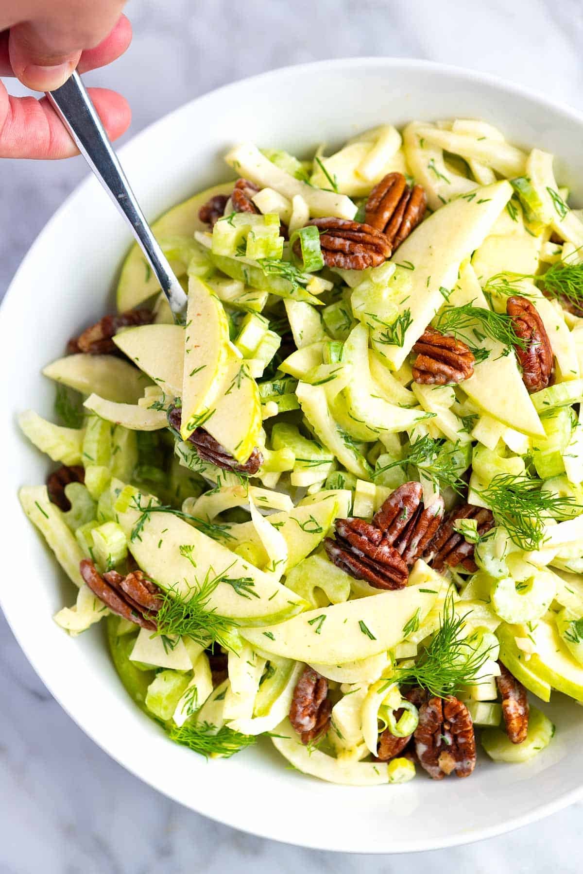 Apple Salad with Celery and Fennel