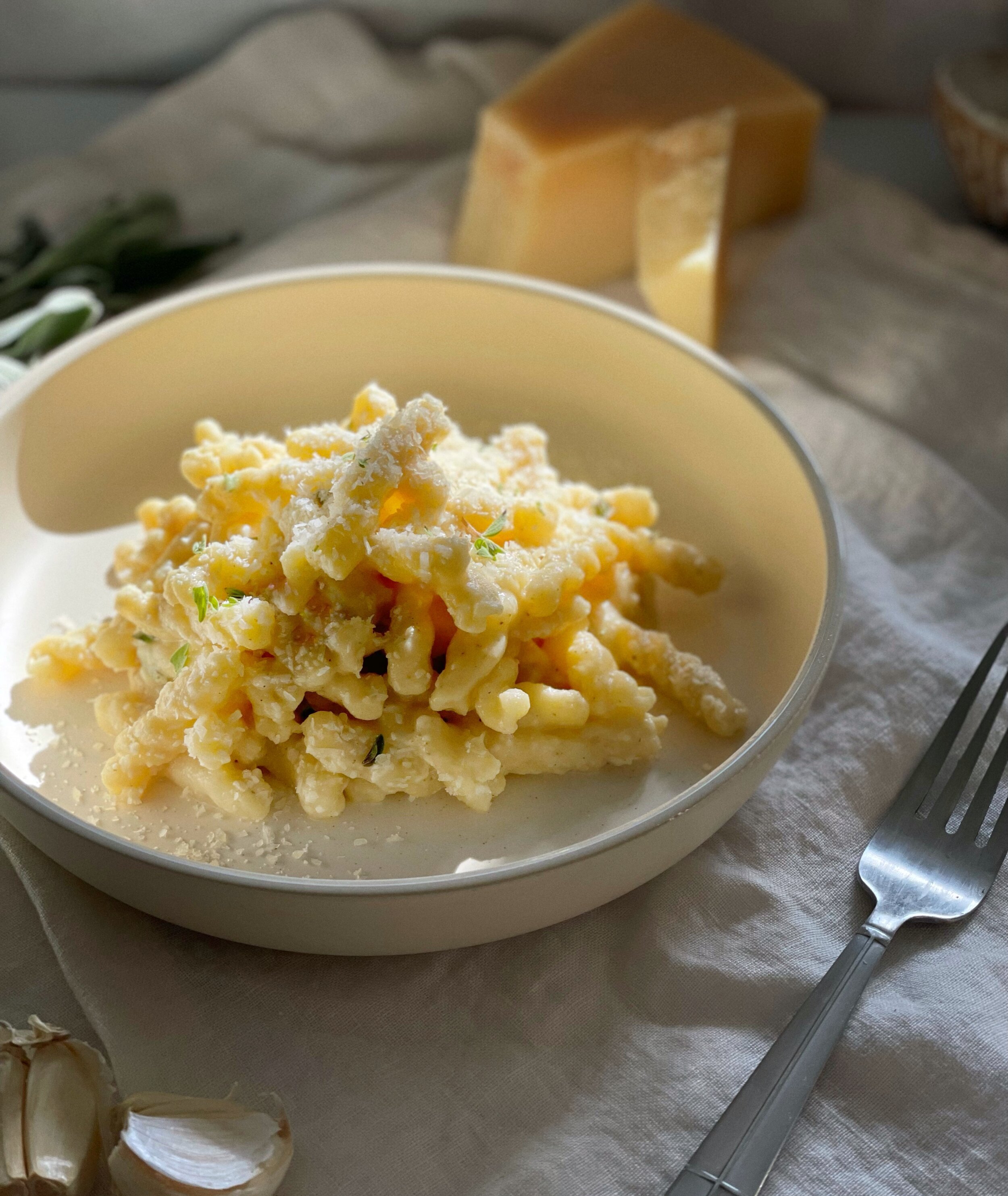 Creamy Parsnip and Parmesan Pasta