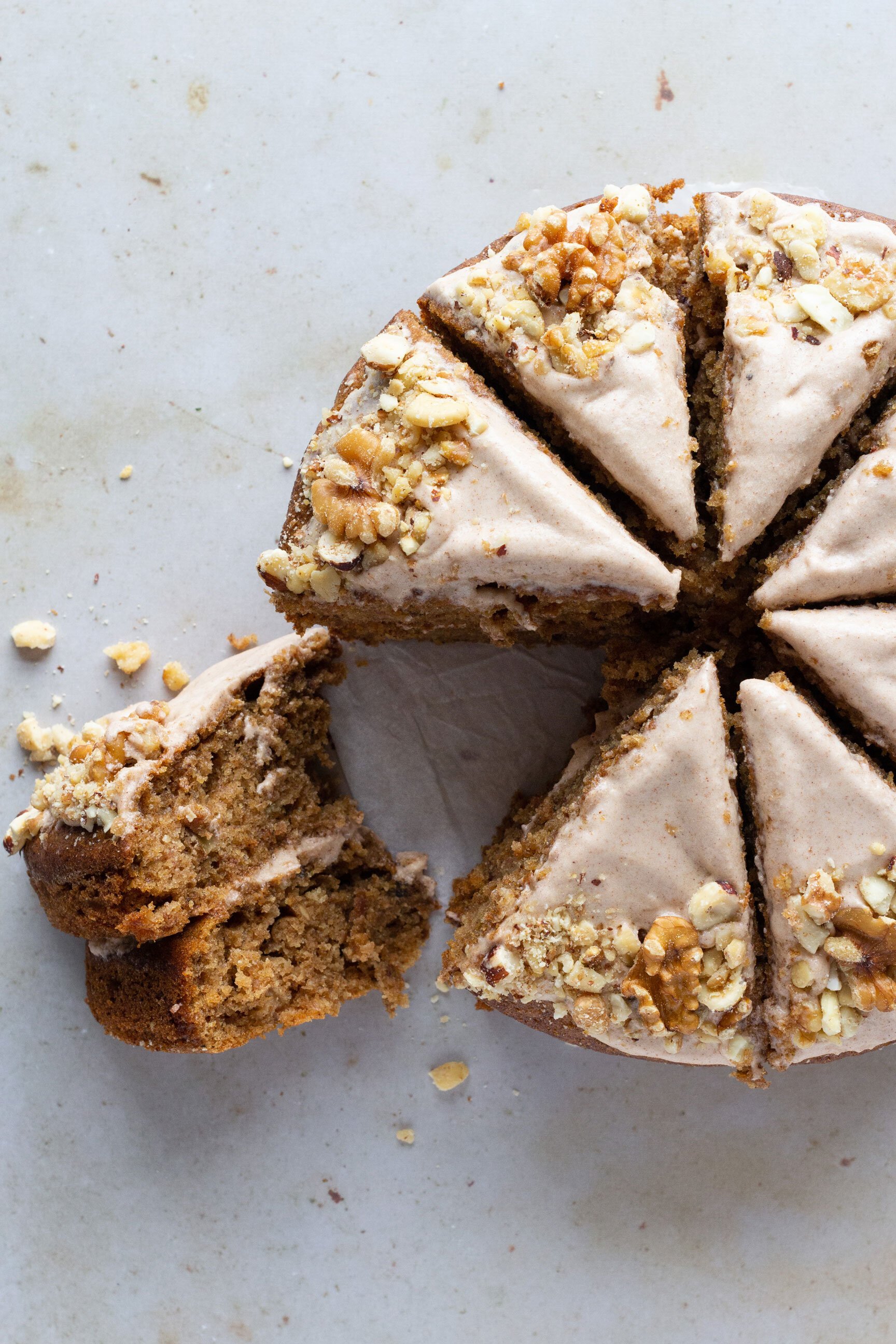 Chai Spiced Pear and Parsnip Cake