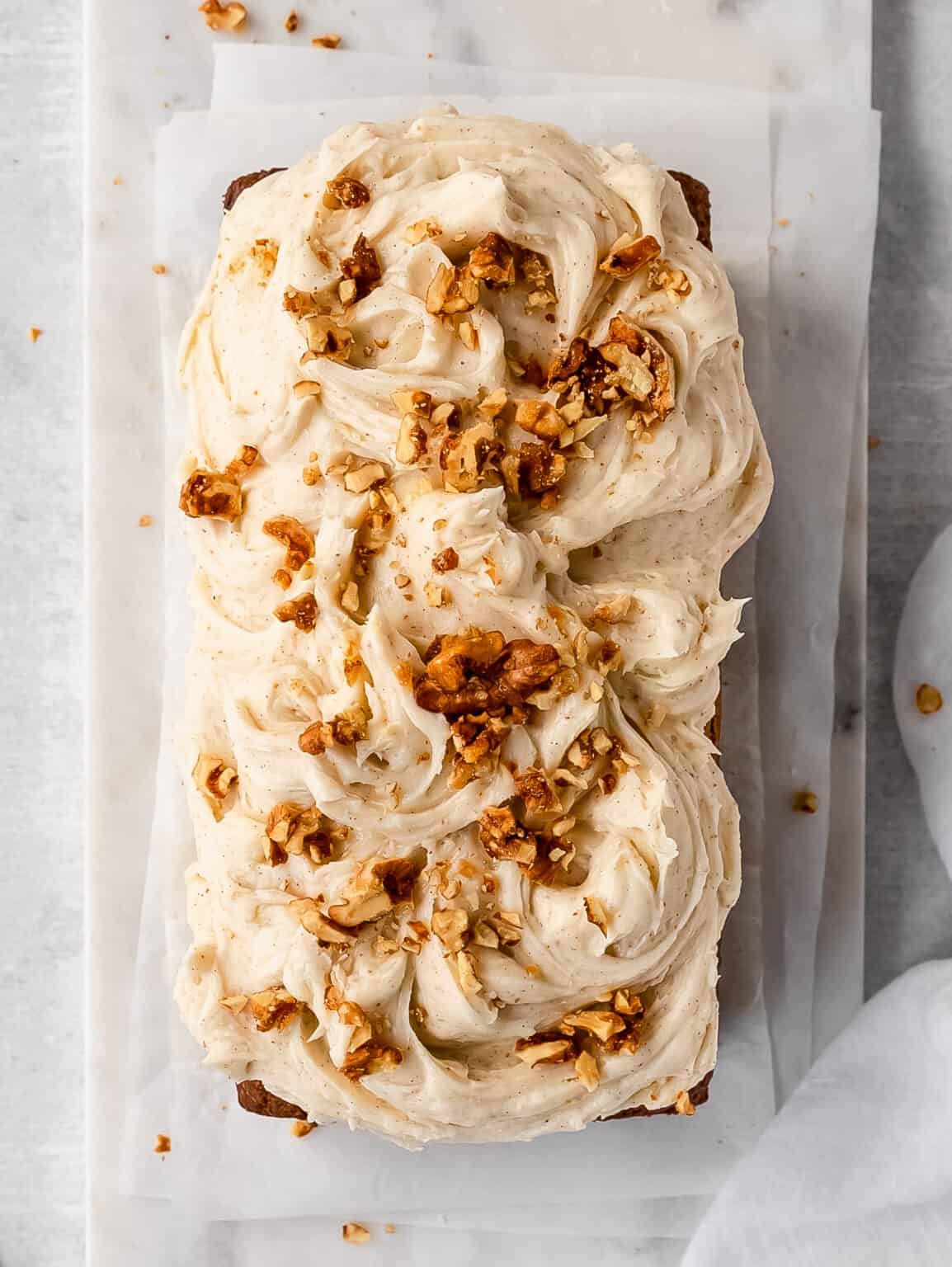 Chai Spiced Carrot Loaf Cake