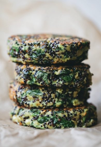 Spinach and Quinoa Patties
