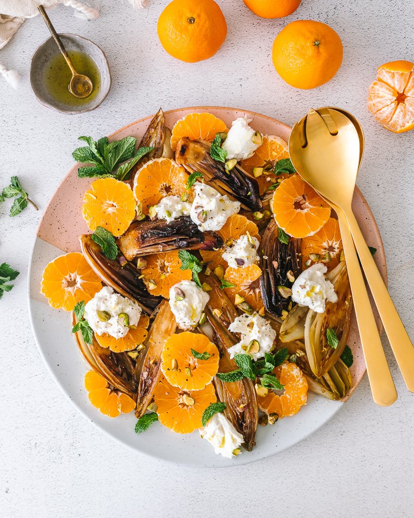 Caramelised Endive Salad with Clementine