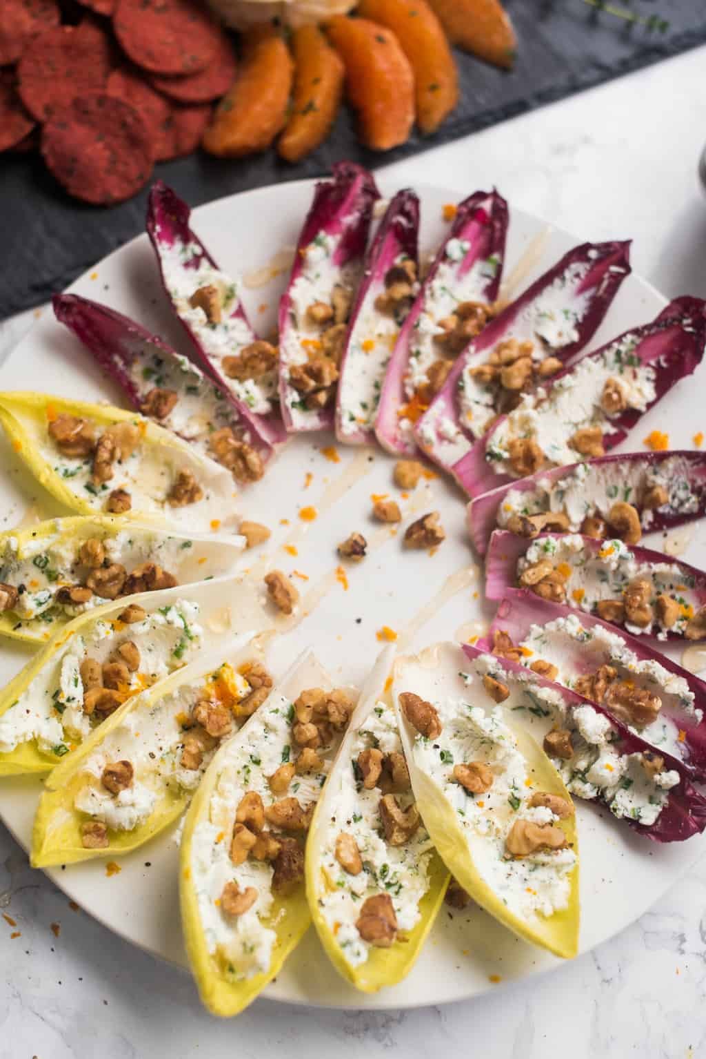 Stuffed Endive with Walnuts and Honey Recipe
