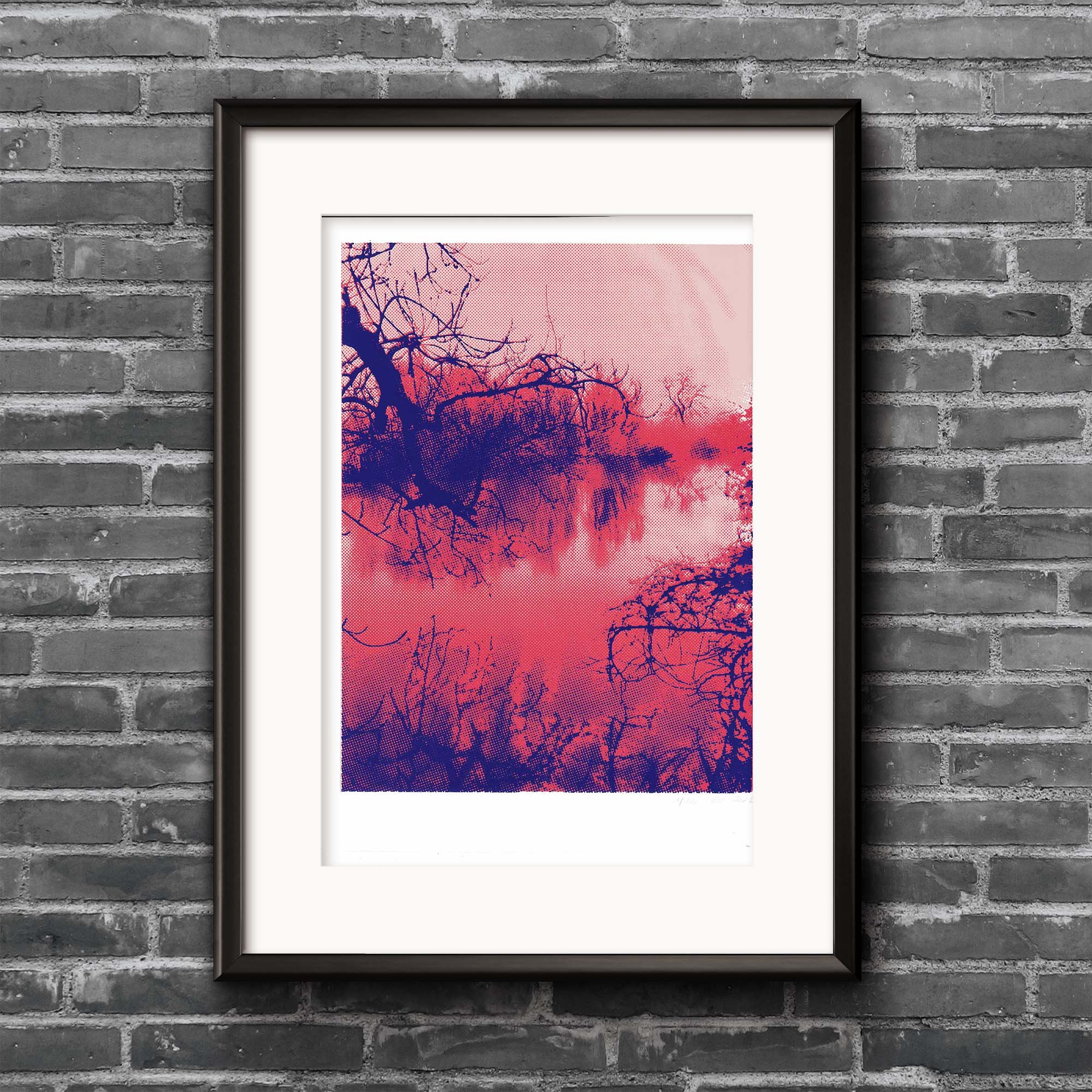 Emmanuelle Orr Sensation screenprint (Pink) framed_.jpg