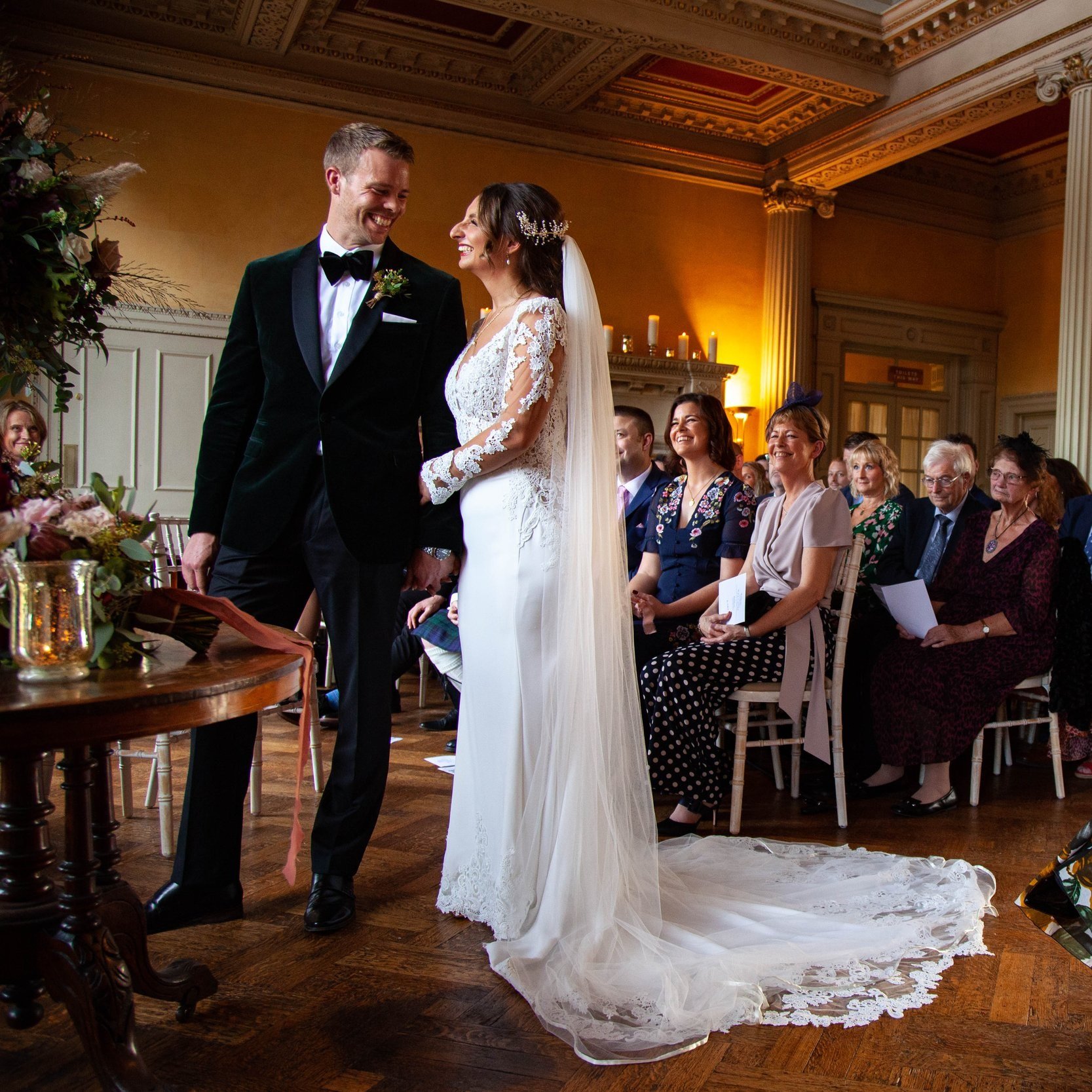 David &amp; Hannah's Hampton Court House wedding photography