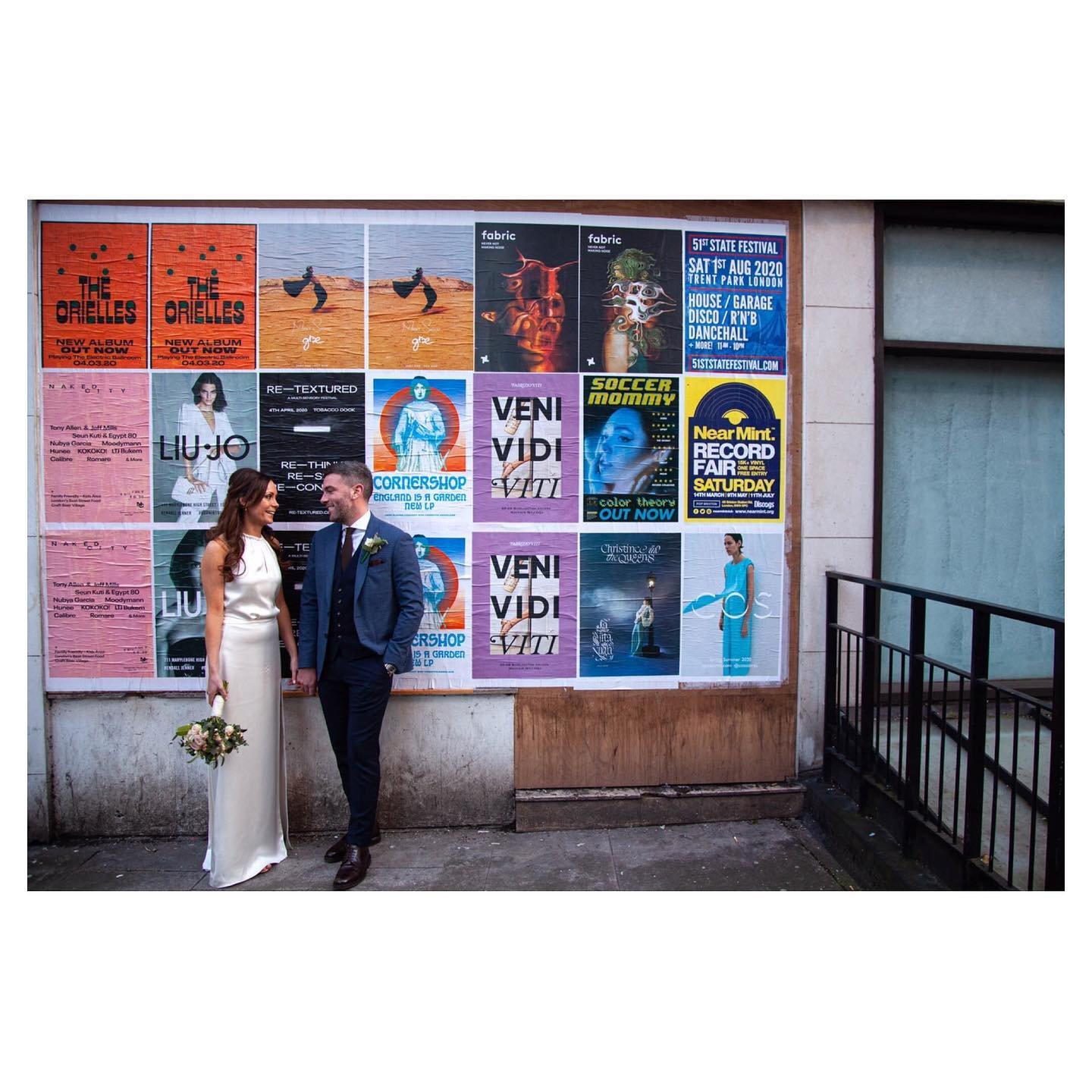 Happy happy happy New Year to you all! This is Becca and Jay at their @adaytorememberdotlondon micro-wedding back in Feb when we were all blissfully unaware of what 2020 would bring. We can&rsquo;t go back so here&rsquo;s to cautiously moving forward