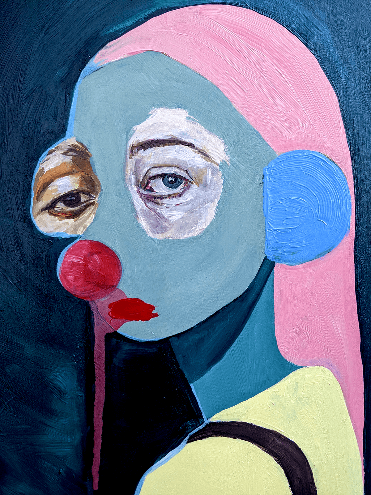 SAD CLOWN
Acrylic on panel
2022