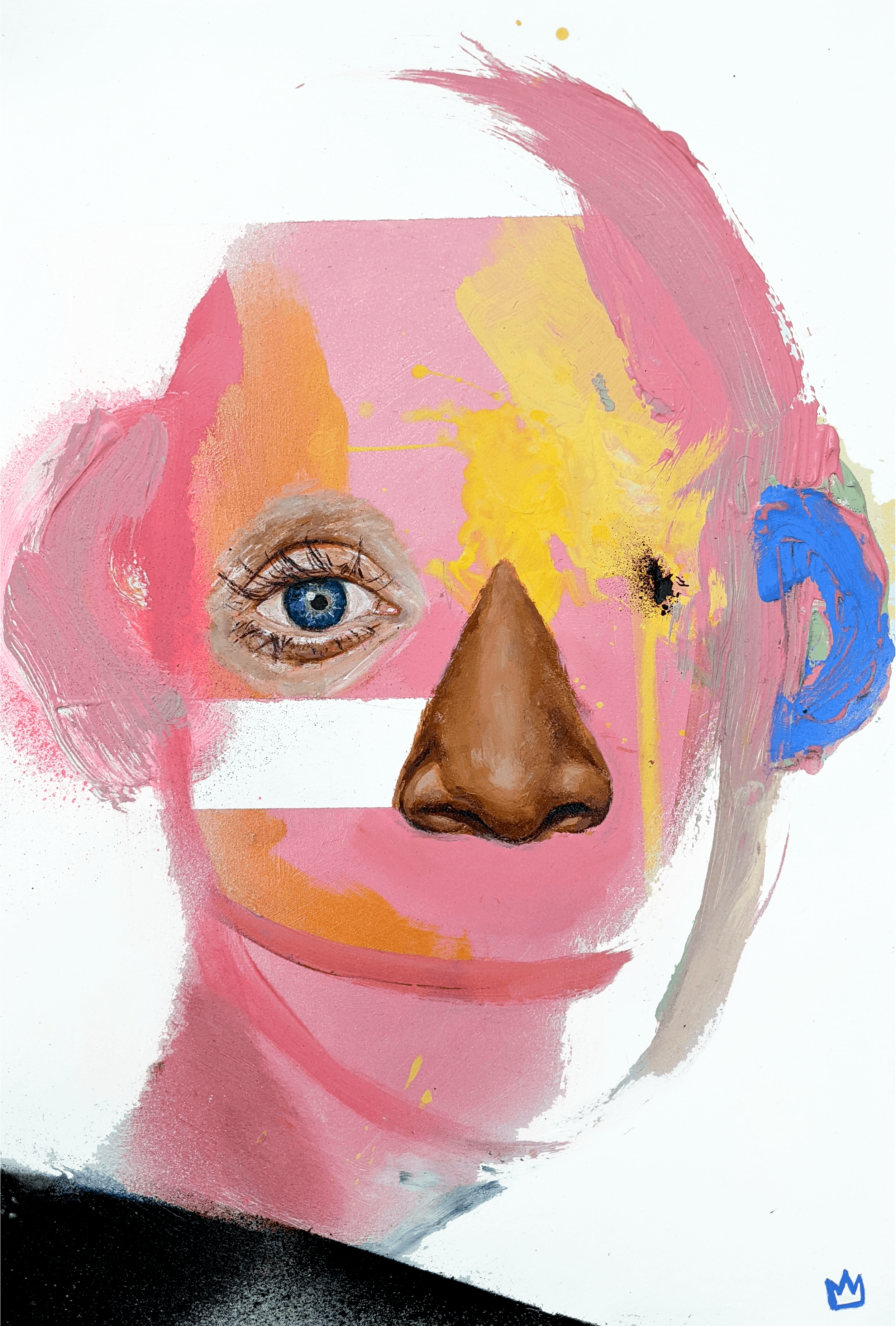 HEAD, SHOULDERS, KNEES & TOES
Acrylic on panel
2022