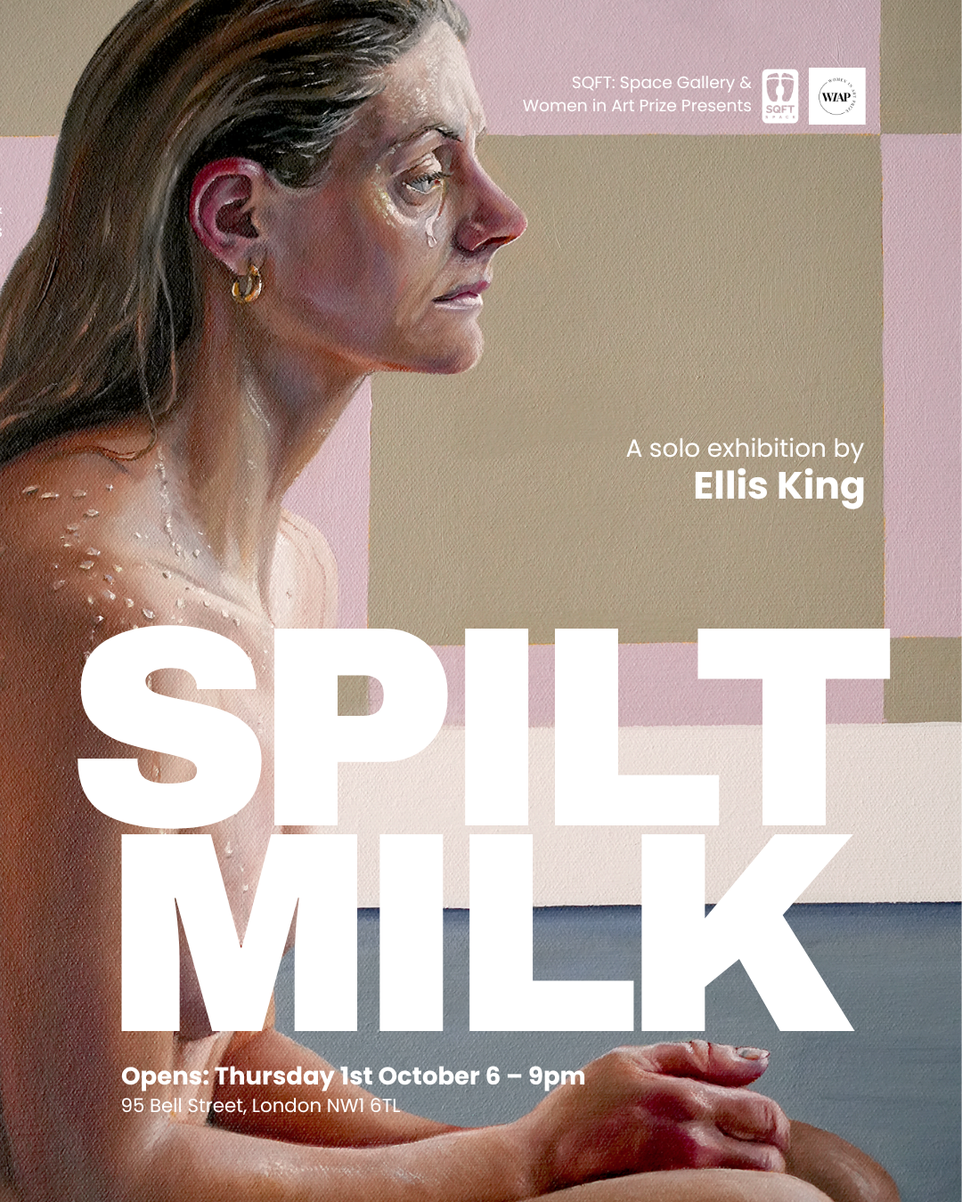 Award-winning artist Ellis King presents debut London solo show, ‘Spilt Milk’