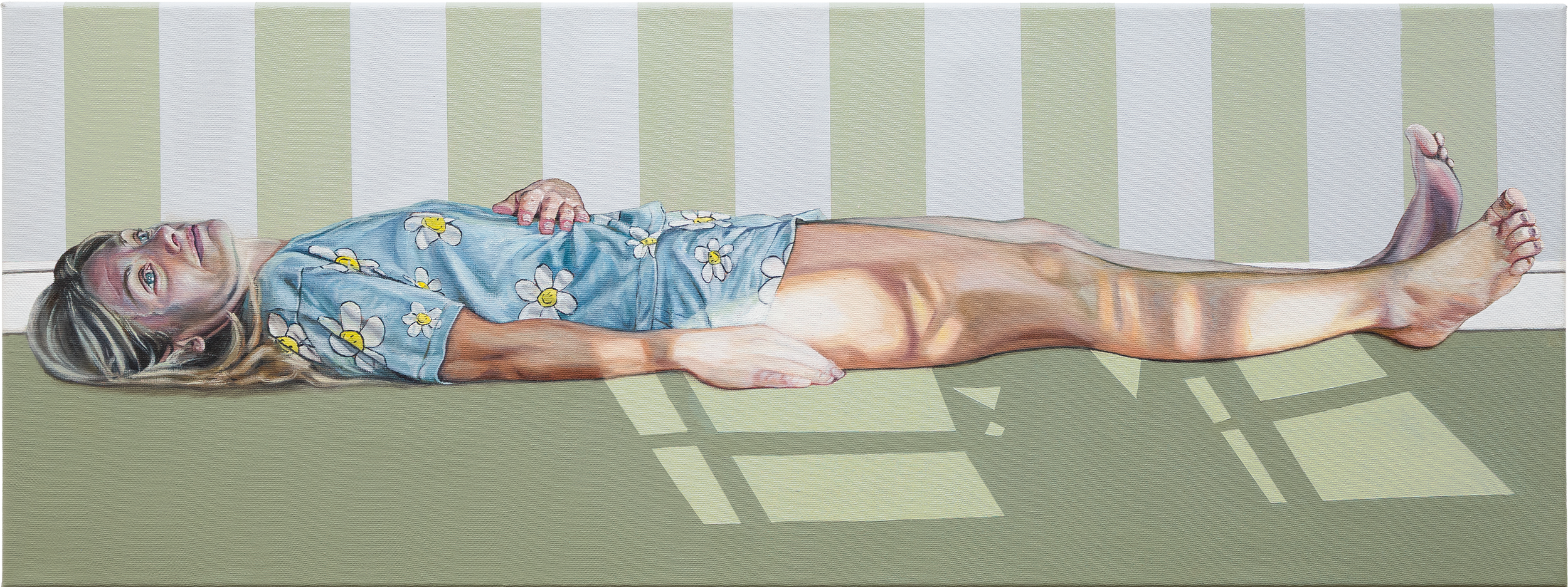 I WOKE UP EMBARRASSED, WITH A PAIN IN MY HEAD
Oil and acrylic on canvas
80 x 30 cm
2026