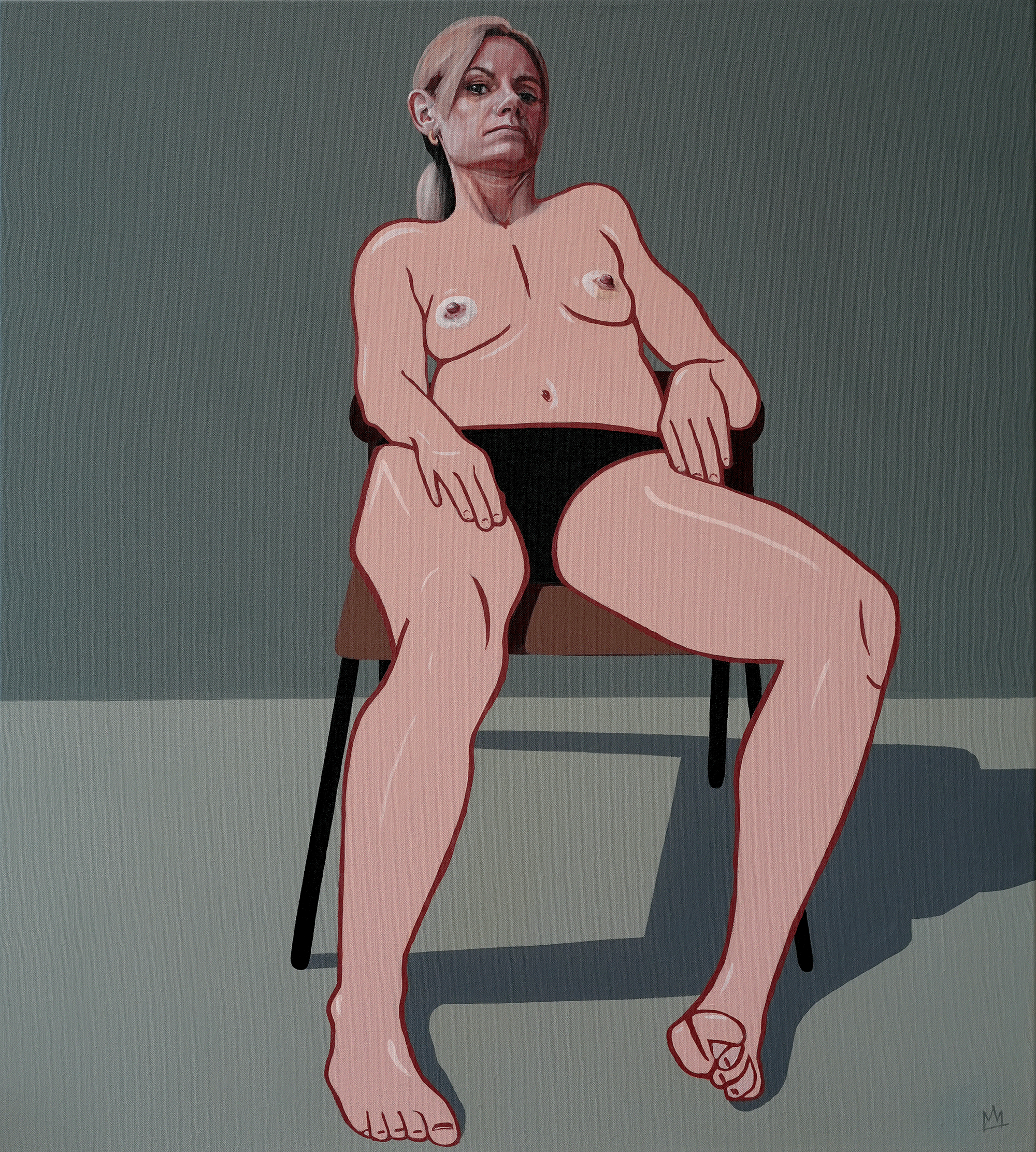 MOTHER (IN BLACK PANTS)
Acrylic and oil on canvas
81 x 91.5 cm
2025