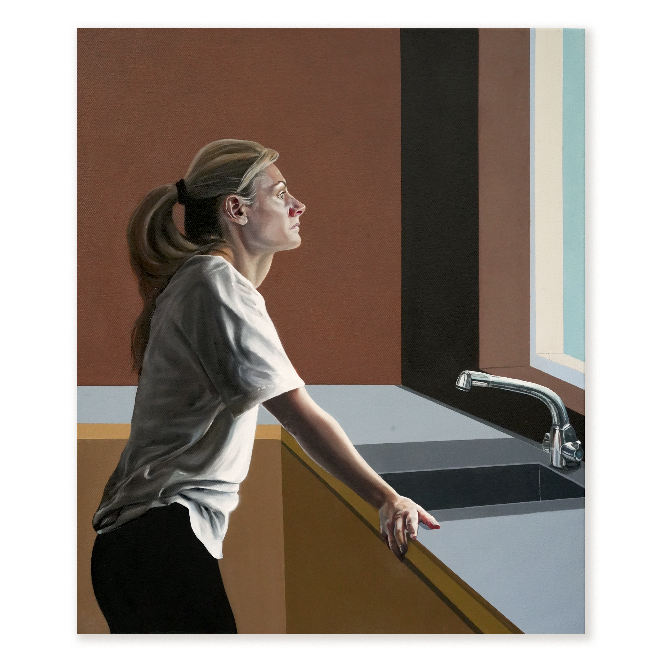 THE SINK
Original Oil and acrylic on canvas
2026
50 x 60 cm