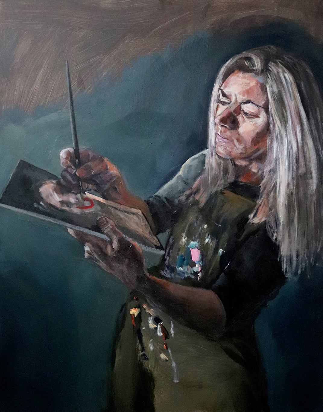 I'M FINE
Acrylic on panel
2022