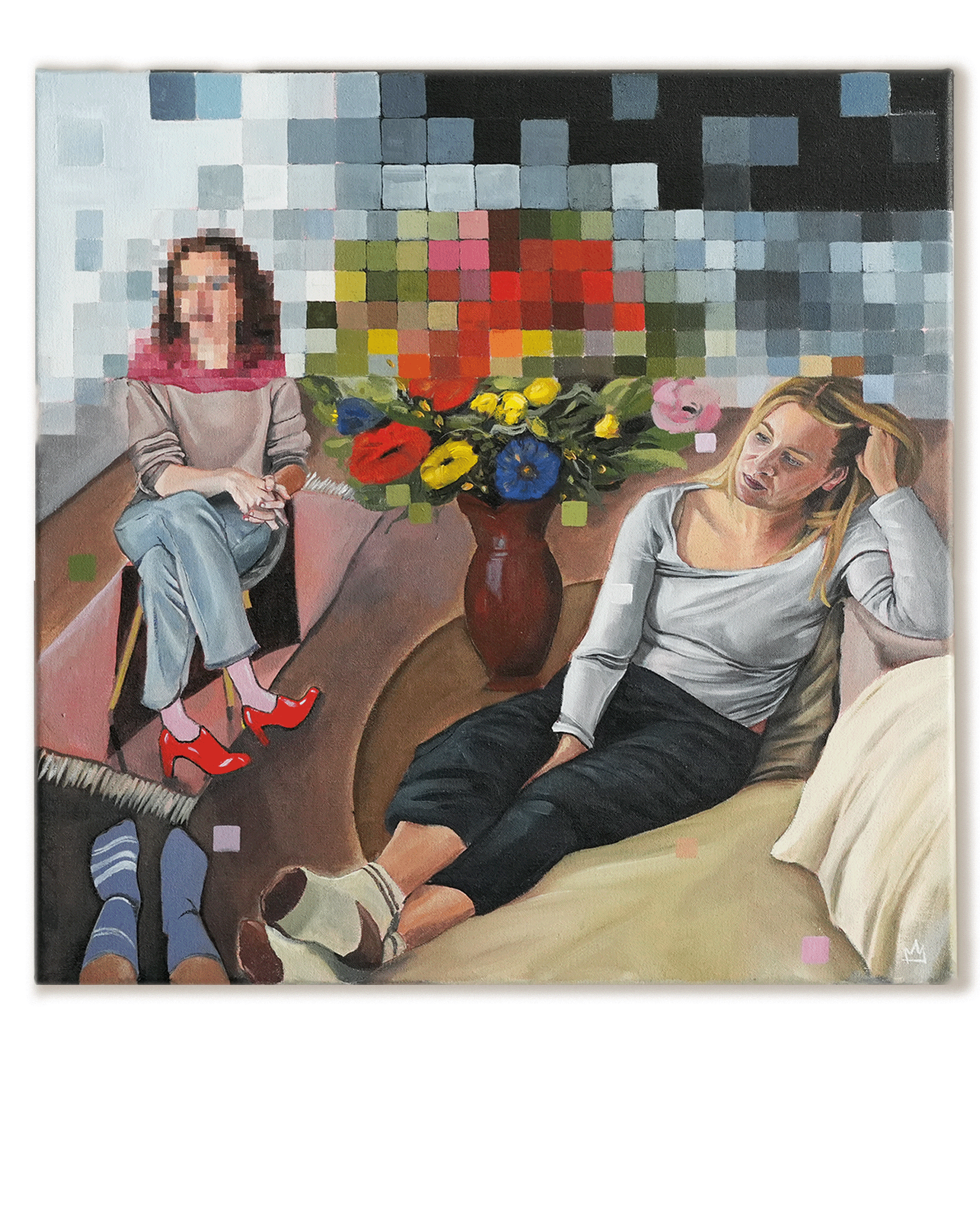 PIXELS
Oil and Acrylic on Canvas, February 2025