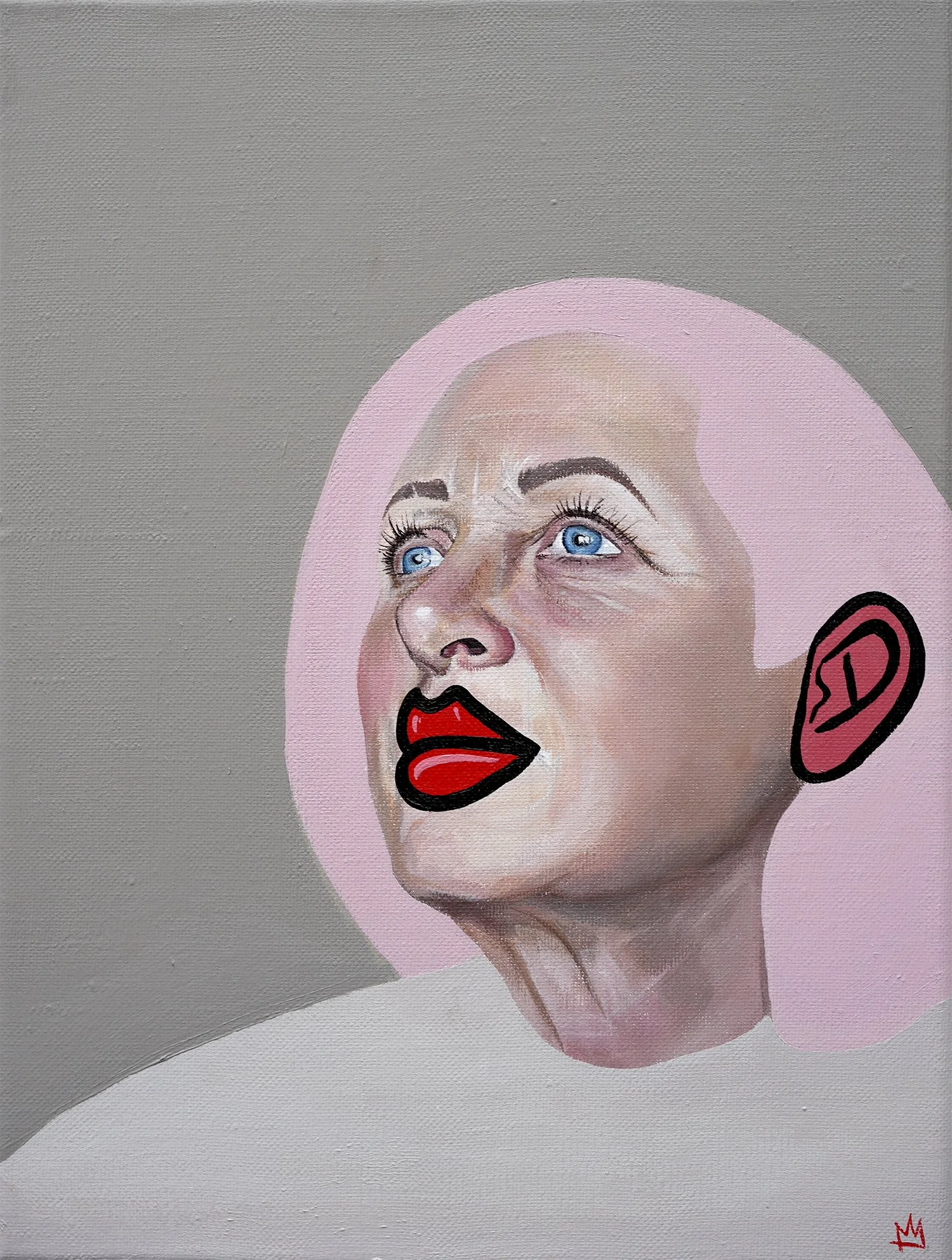 I ALWAYS WANTED NEW LIPS
Acrylic on canvas
34.5 x 44.5 cm
2024