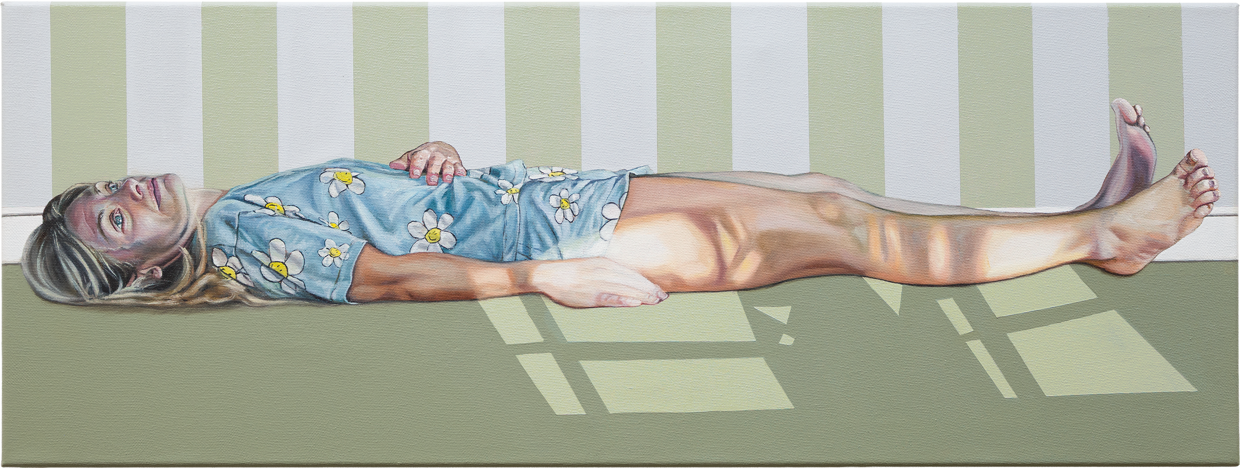 I WOKE UP EMBARRASSED, WITH A PAIN IN MY HEAD
Oil and acrylic on canvas
80 x 30 cm
2026