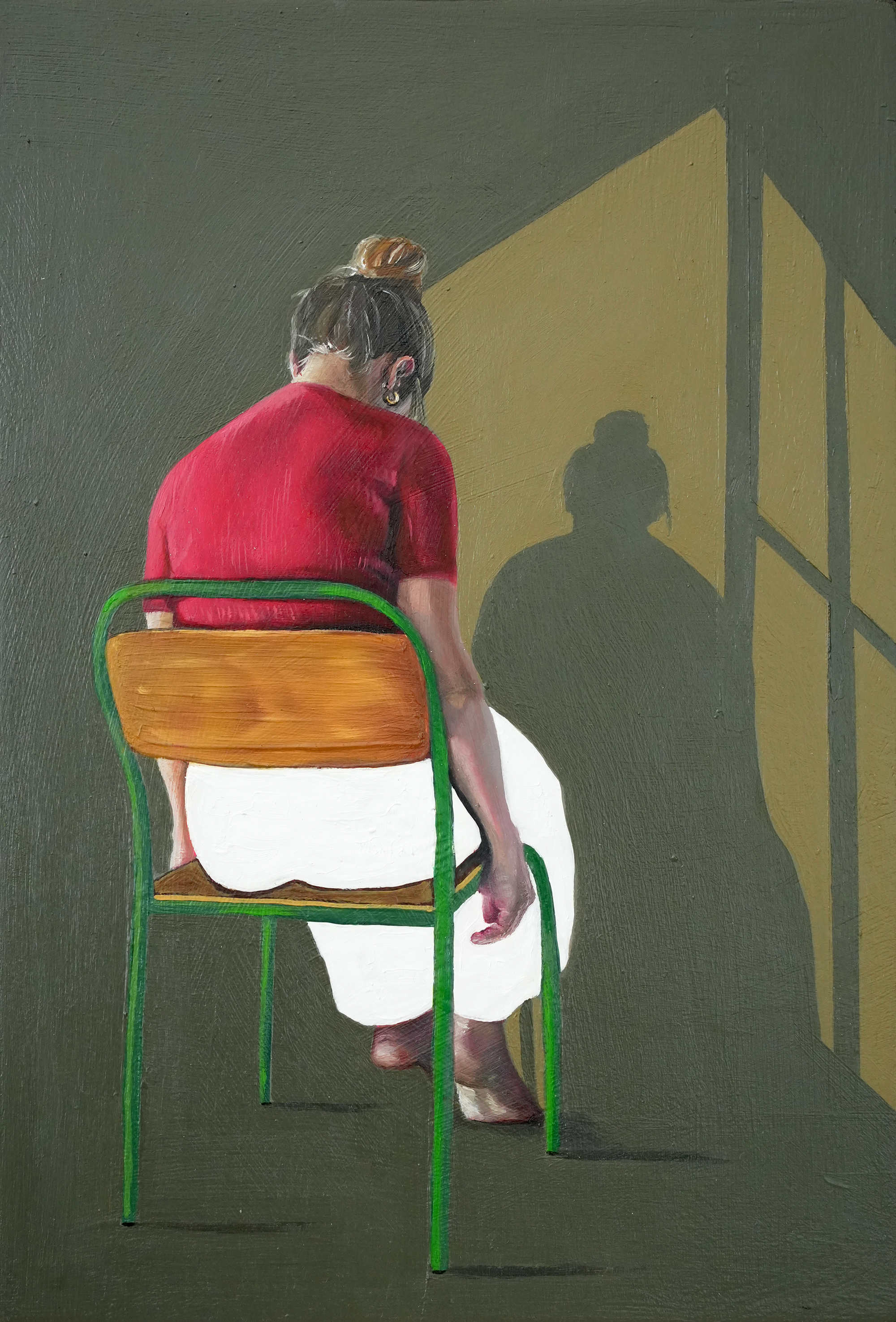 SHADOWS ON THE WALL
13 X 23 cm
Oil and acrylic on panel
2026
