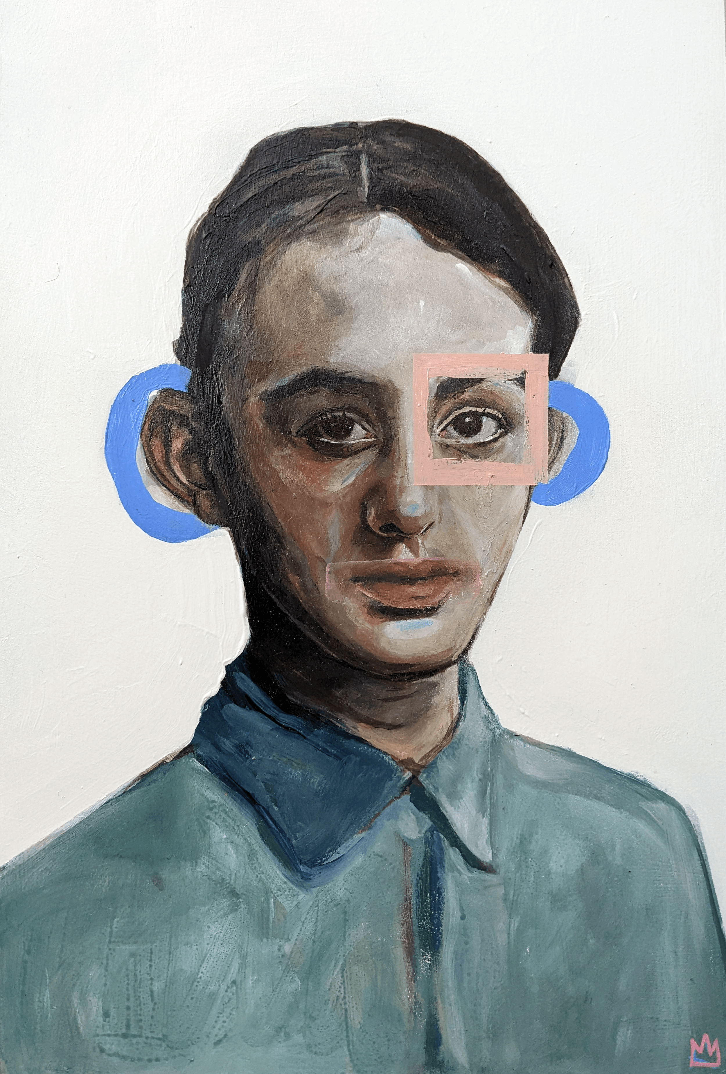 TAKE ME AS I AM 
Acrylic on panel
2022
