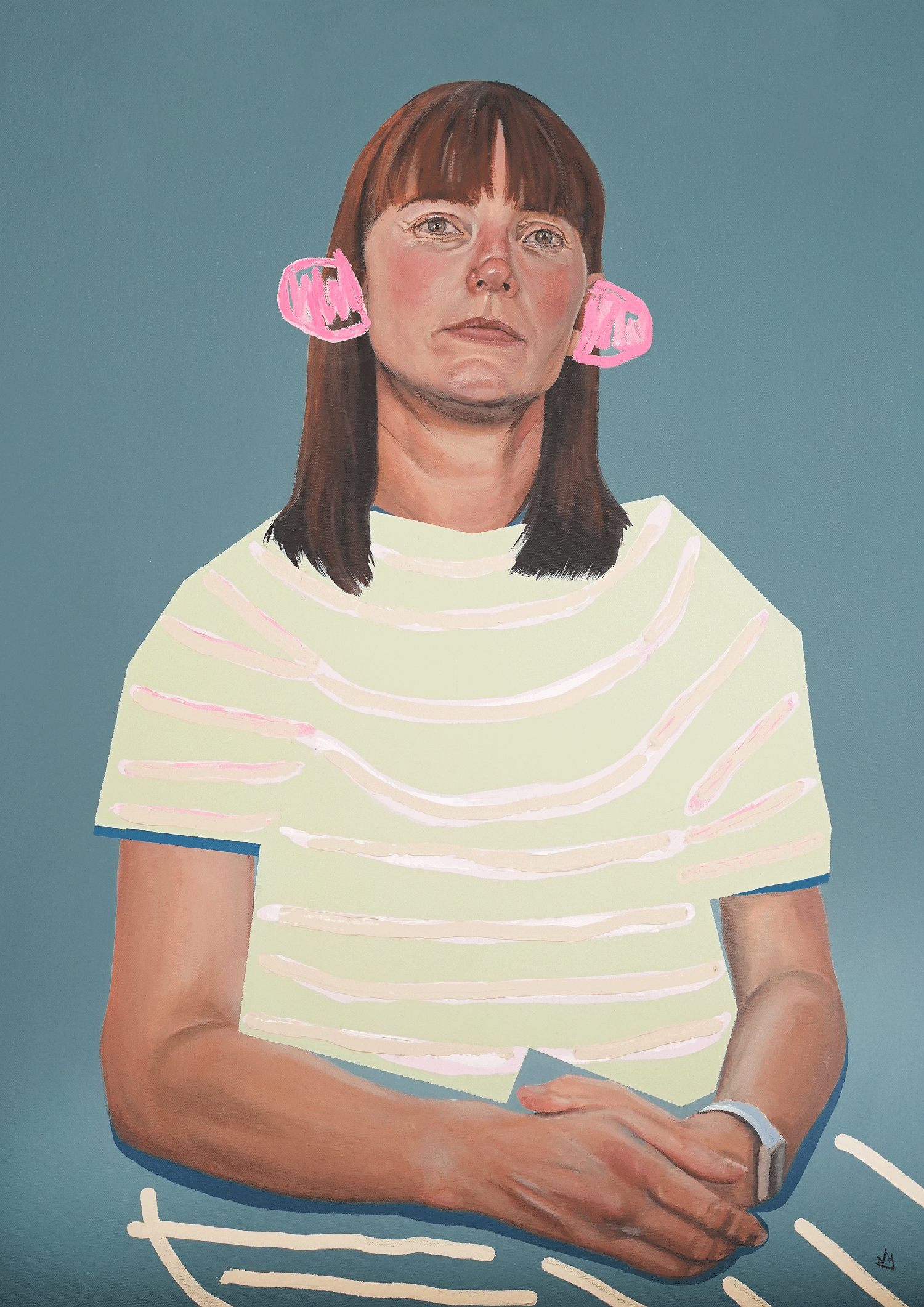 LOVE & SACRIFICE
Acrylic on canvas
79 x 94.5cm 
2023