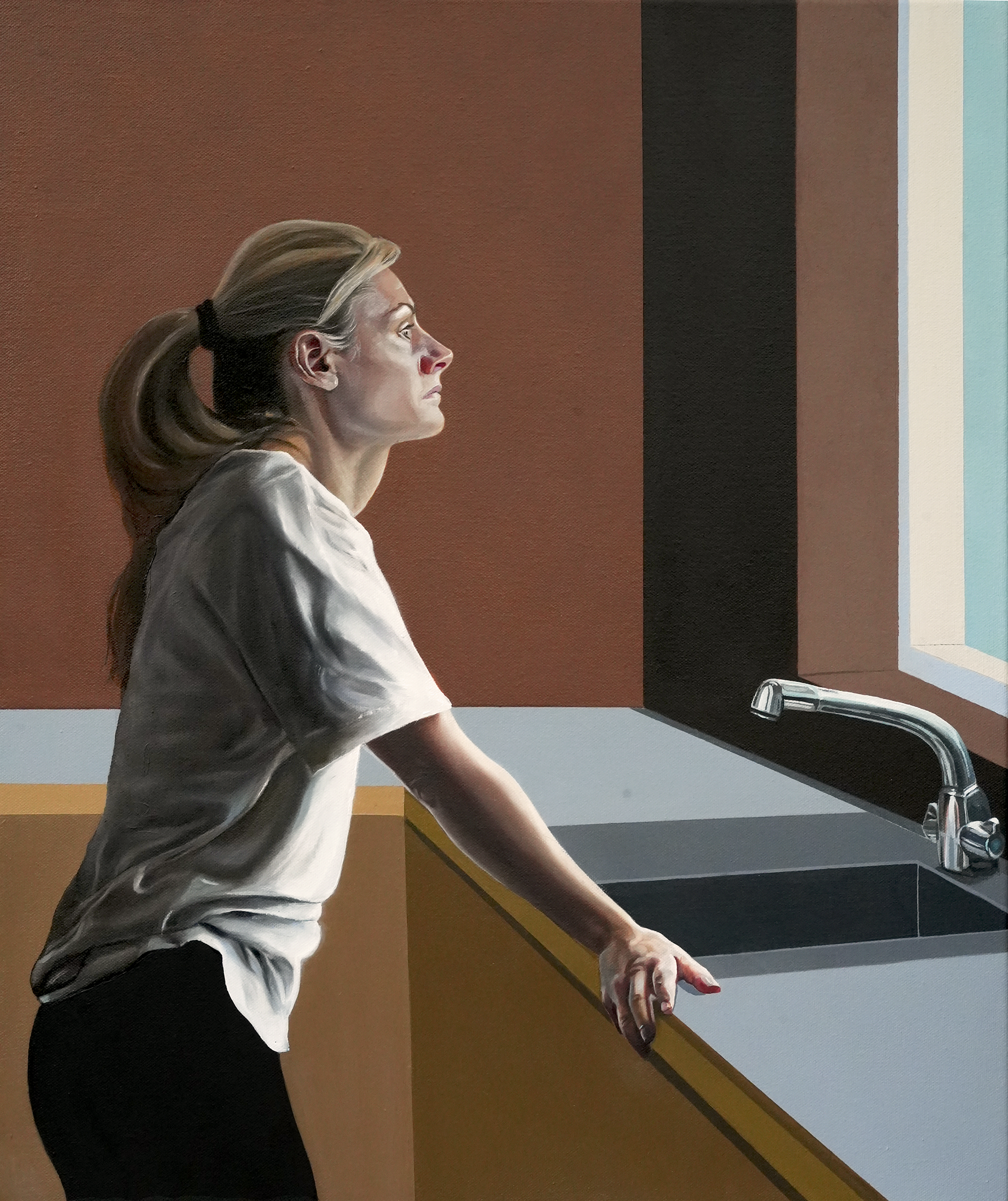 THE SINK
Oil and acrylic on canvas
50 x 60 cm
2026