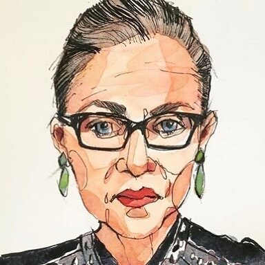 Finding Inspiration today that applies to all aspects of our lives from the late Supreme Court Justice, Ruth Bader Ginsburg. &ldquo;Fight for the things that you care about, but do it in a way that will lead others to join you&rdquo; @jlawsonart