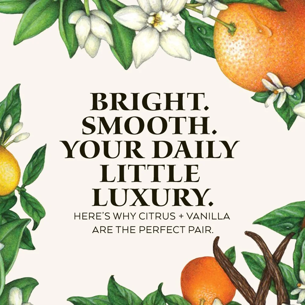 Sweet. Sunny. One-of-a-kind. 🍊🤍
Here&rsquo;s why we bottled this bright &amp; cozy combo.