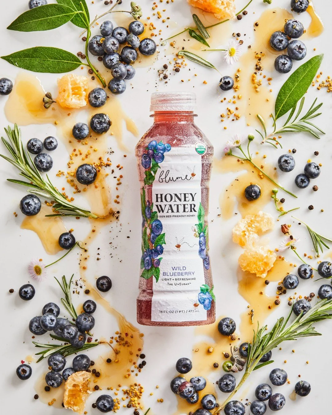 The savory one, Wild Blueberry 🫐 With a rosemary nose and black pepper corn finish. Sweetened only with bee friendly organic honey. Available at your local Market District and Whole Foods location now 📍