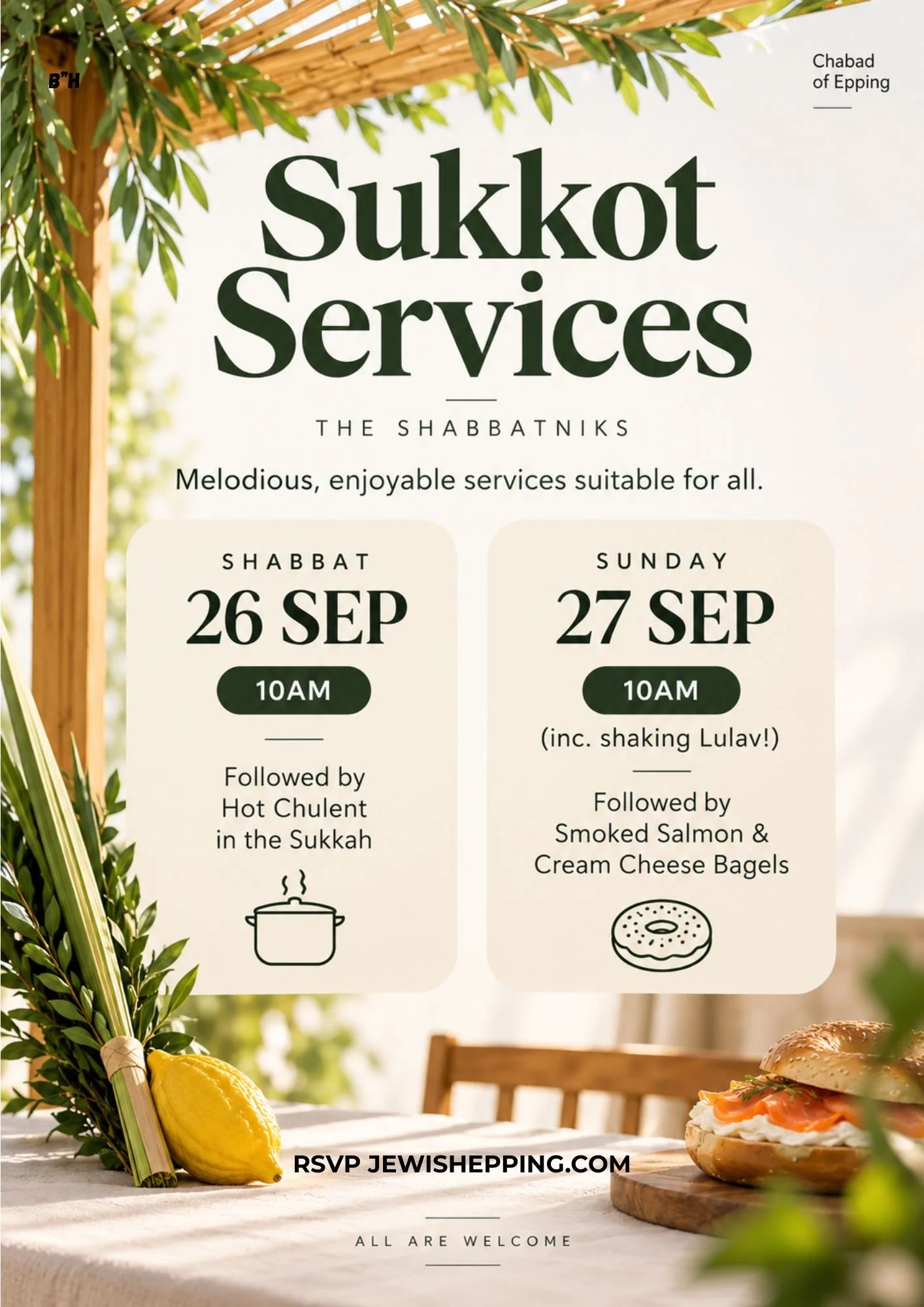 Sukkot Services