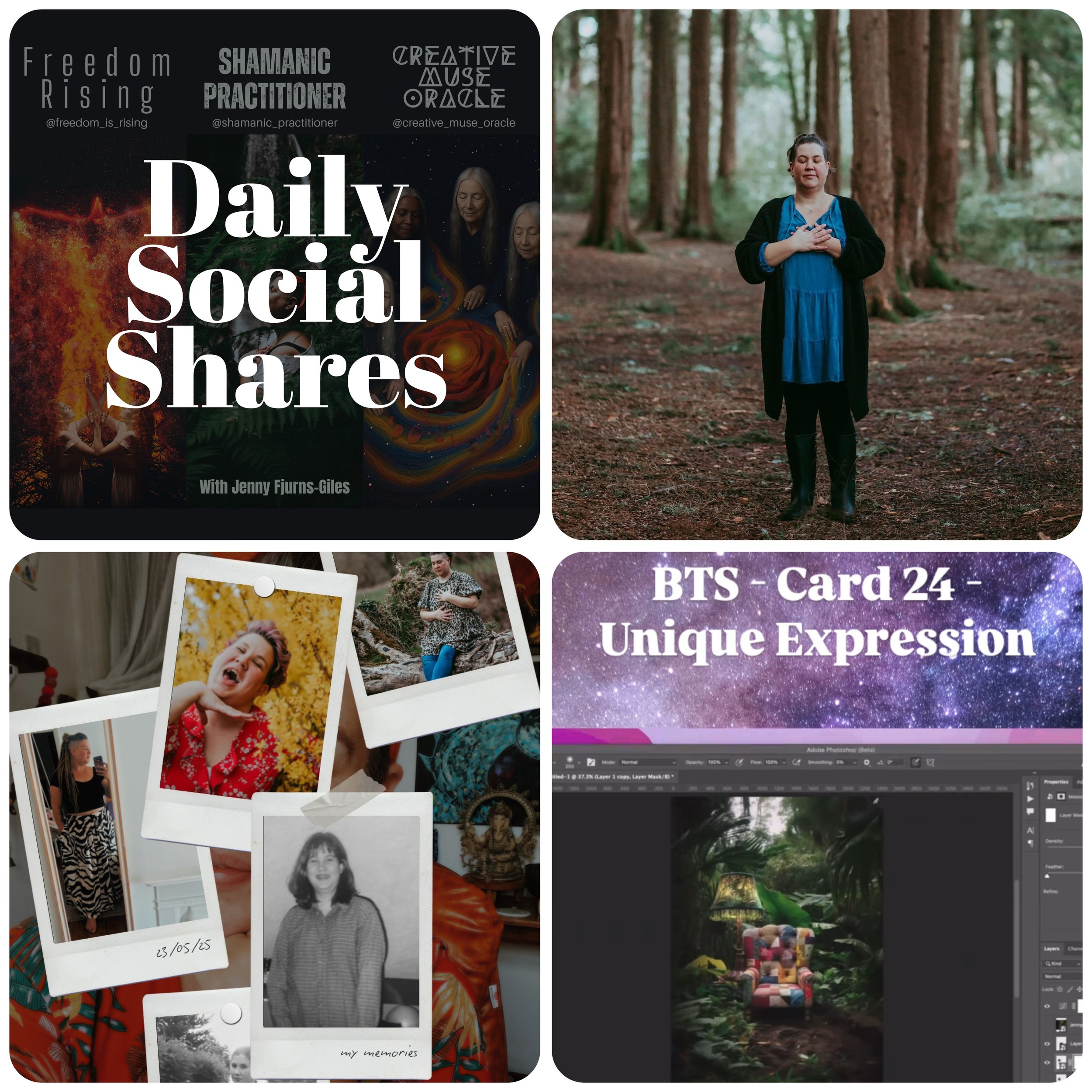 Daily Social Shares: 4th June 2025 - How Embodiment Changed My Life + What Is the Hollow Bone? + Unlocking Unique Expression with Card 24