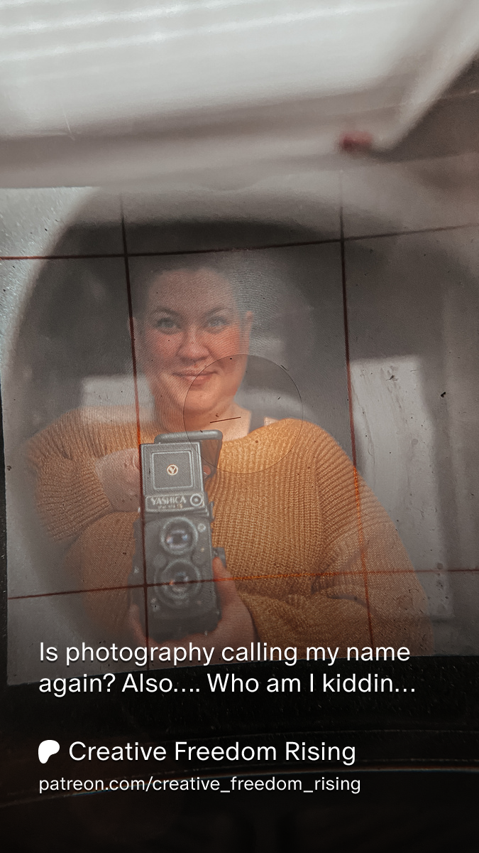 Is photography calling my name again? Also…. Who am I kidding that “being an artist” only happened this year?