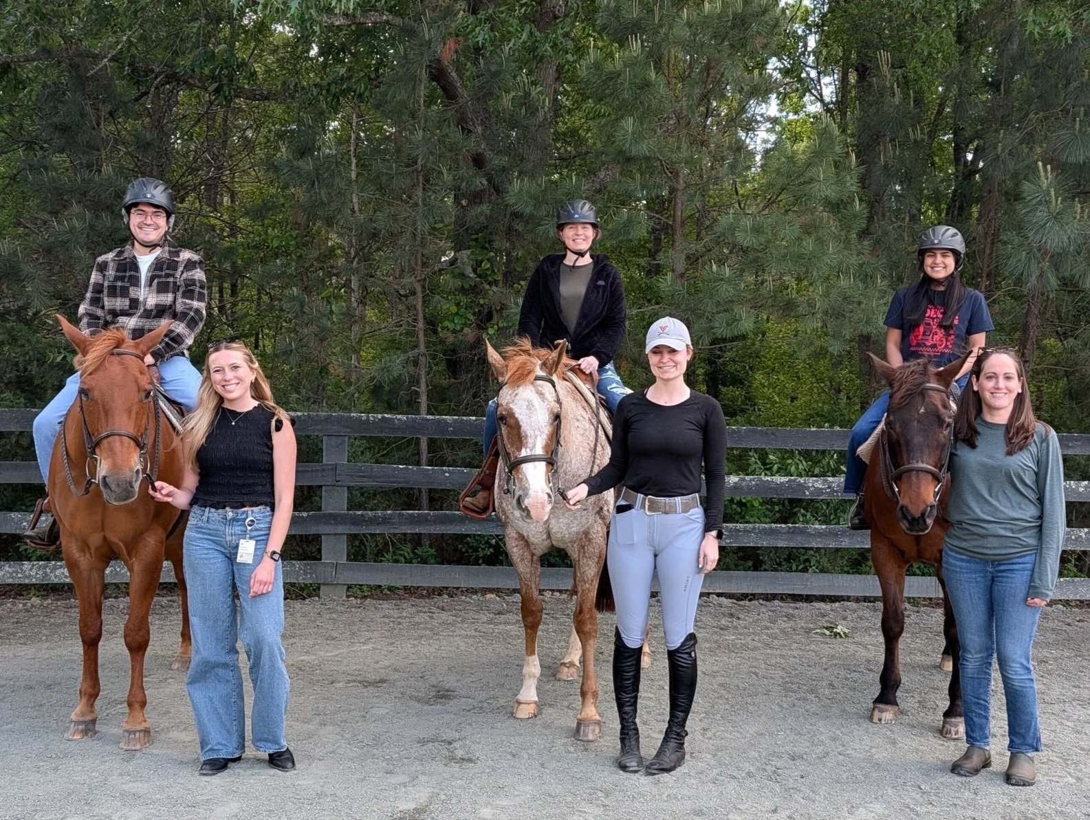 The lab said farewell to Axel as he heads off to medical school with a horseback riding adventure.