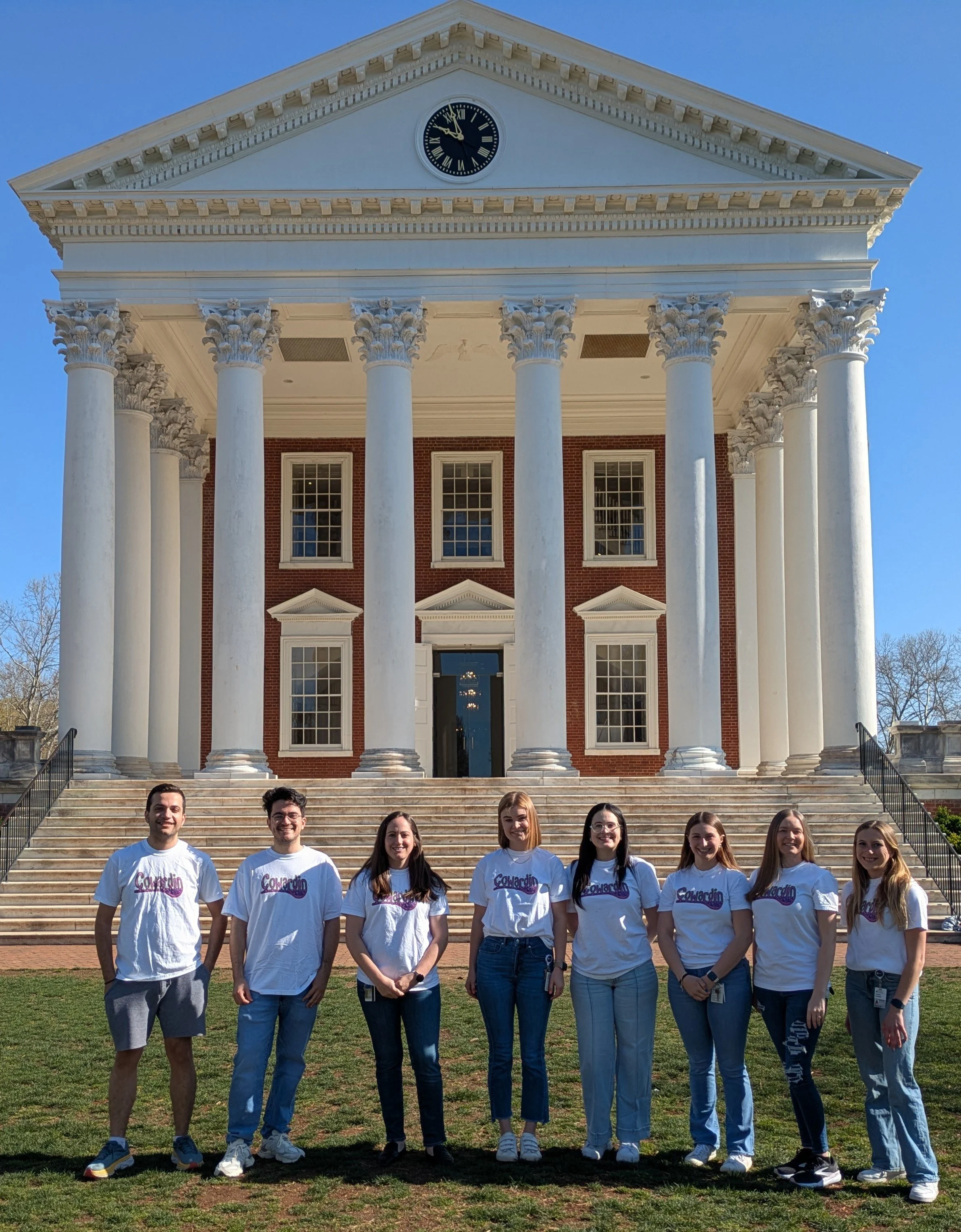 Lab day at the 'tunda - thanks Claire for the awesome lab logo and T shirts.