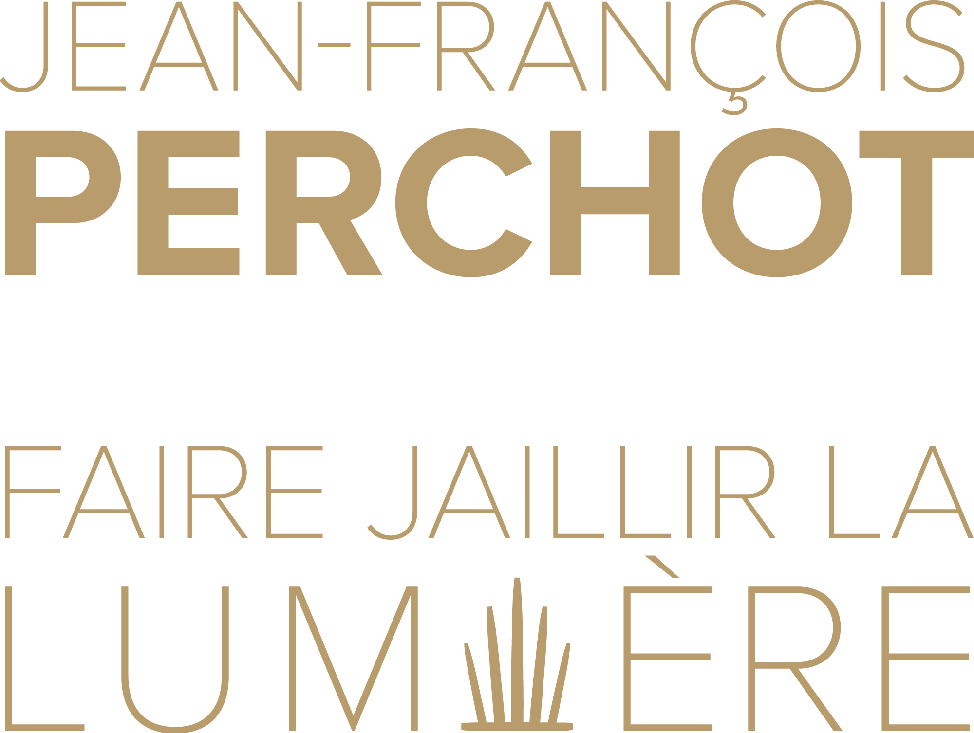 Logotype et slogan de Jean-François Perchot