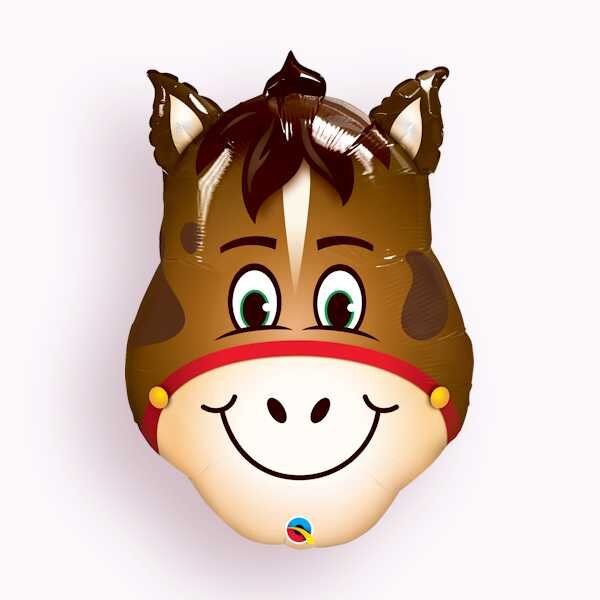 32 INCH HILARIOUS HORSE SUPERSHAPE FOIL BALLOON