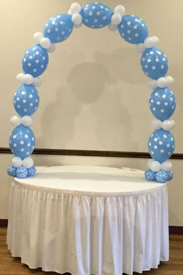 Wedding Cake Table Decoration Ideas With Balloons