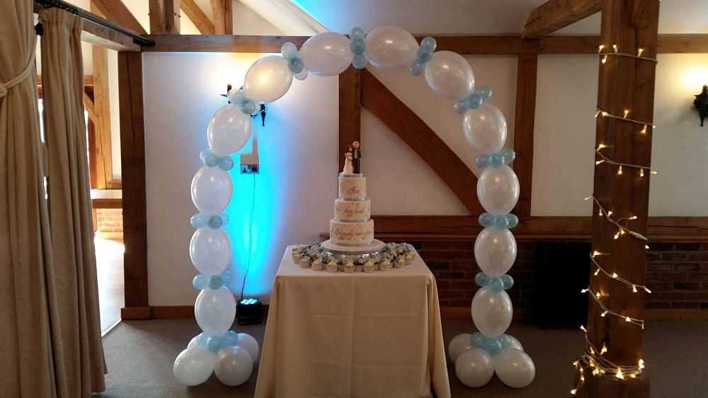 Cake table balloon decoration Bangalore - Catering services Bangalore, Best  birthday party organisers and Balloon decorators