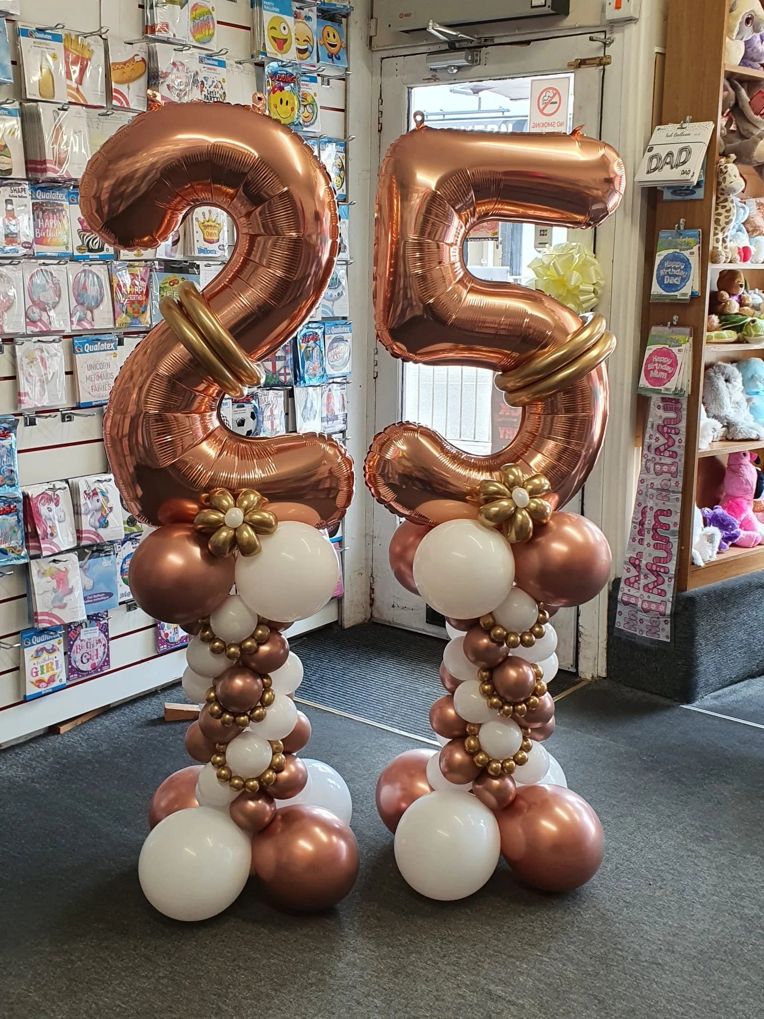 Number Pedestals from £35 each
Stand deposit required