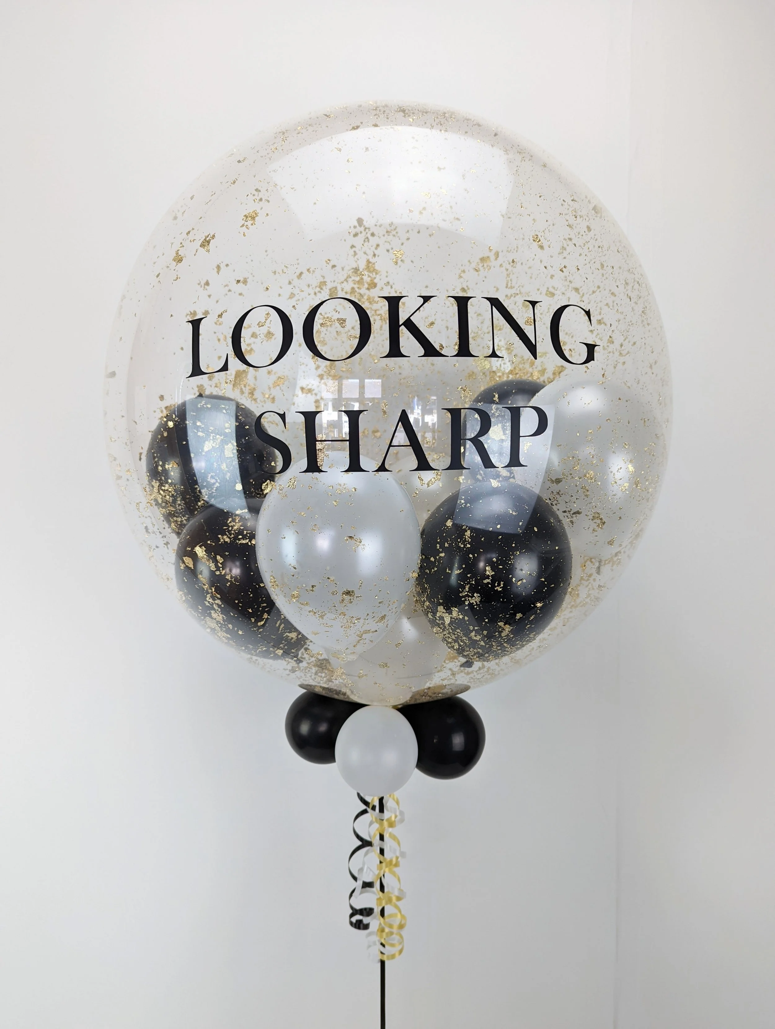 Black and White Gumball £27/ Gold flakes