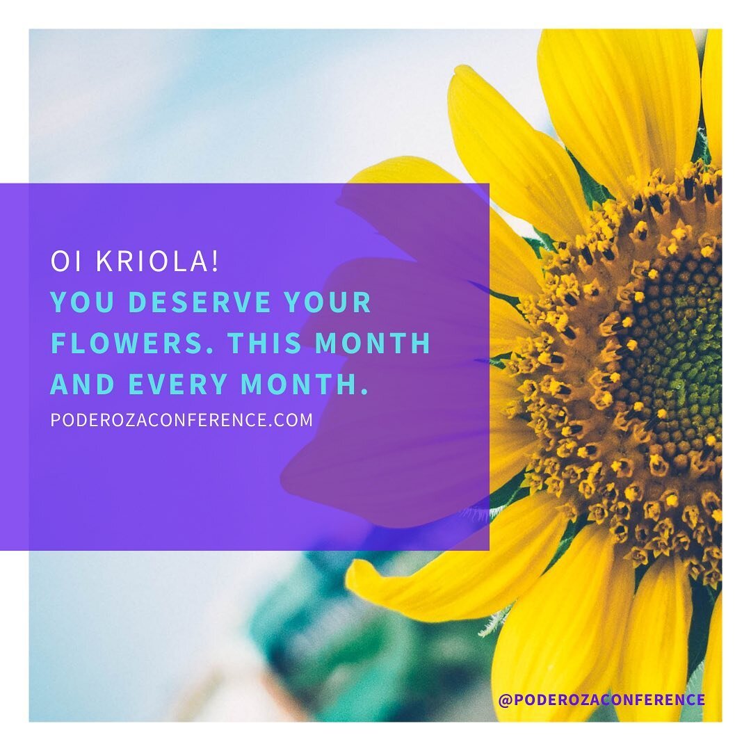 🇨🇻🍃Poderozas, you deserve your flowers this month and every month. 12 months a year! 🌺🌸🌺🌸🌺🌸🌺🇨🇻

________________
PoderozaConference.com 🇨🇻🍃

#capeverde #caboverde #capeverdean #caboverdean #ranjacv #creole #kriolu #capeverdeanamerican 