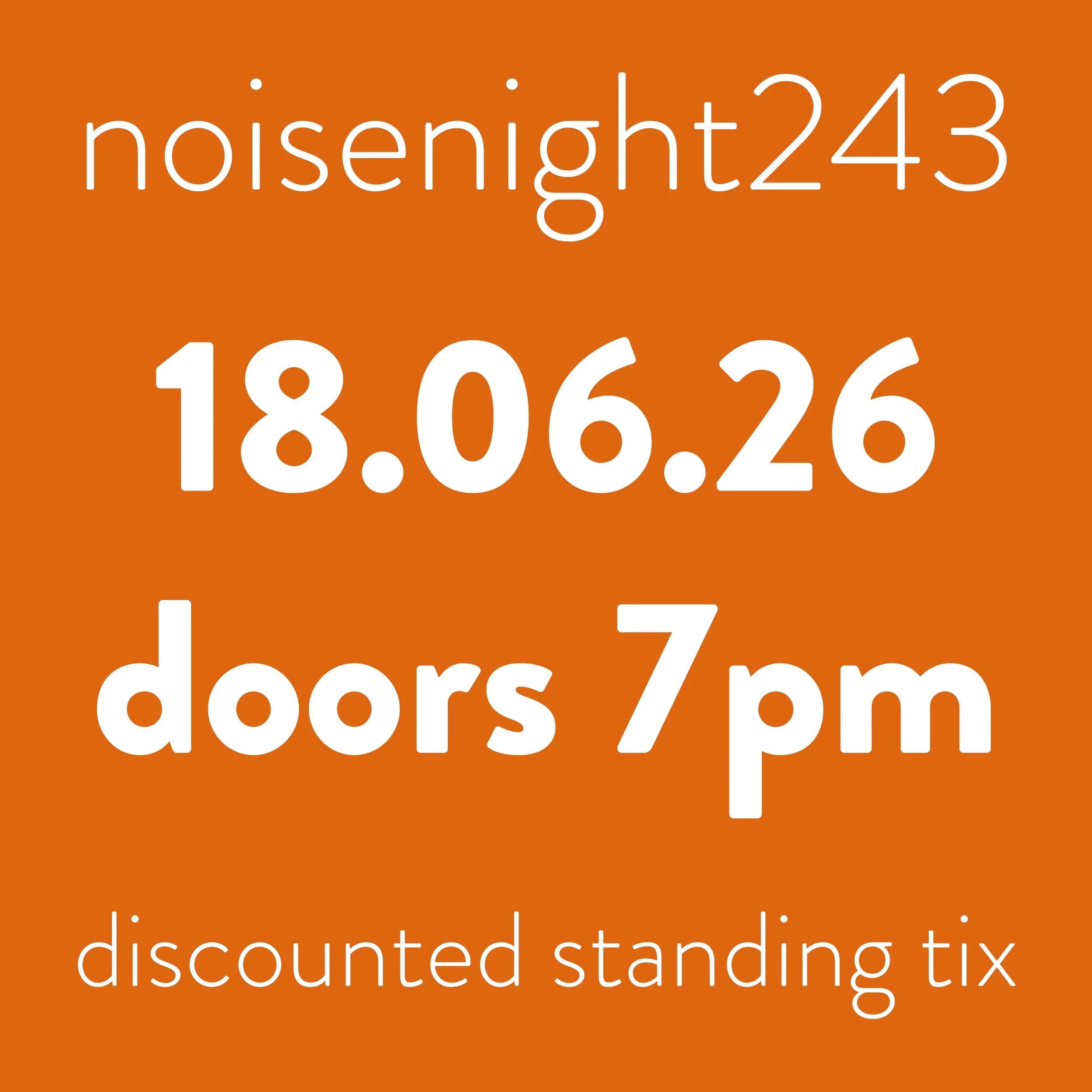 back noisenight243: dudu + julia (concession)