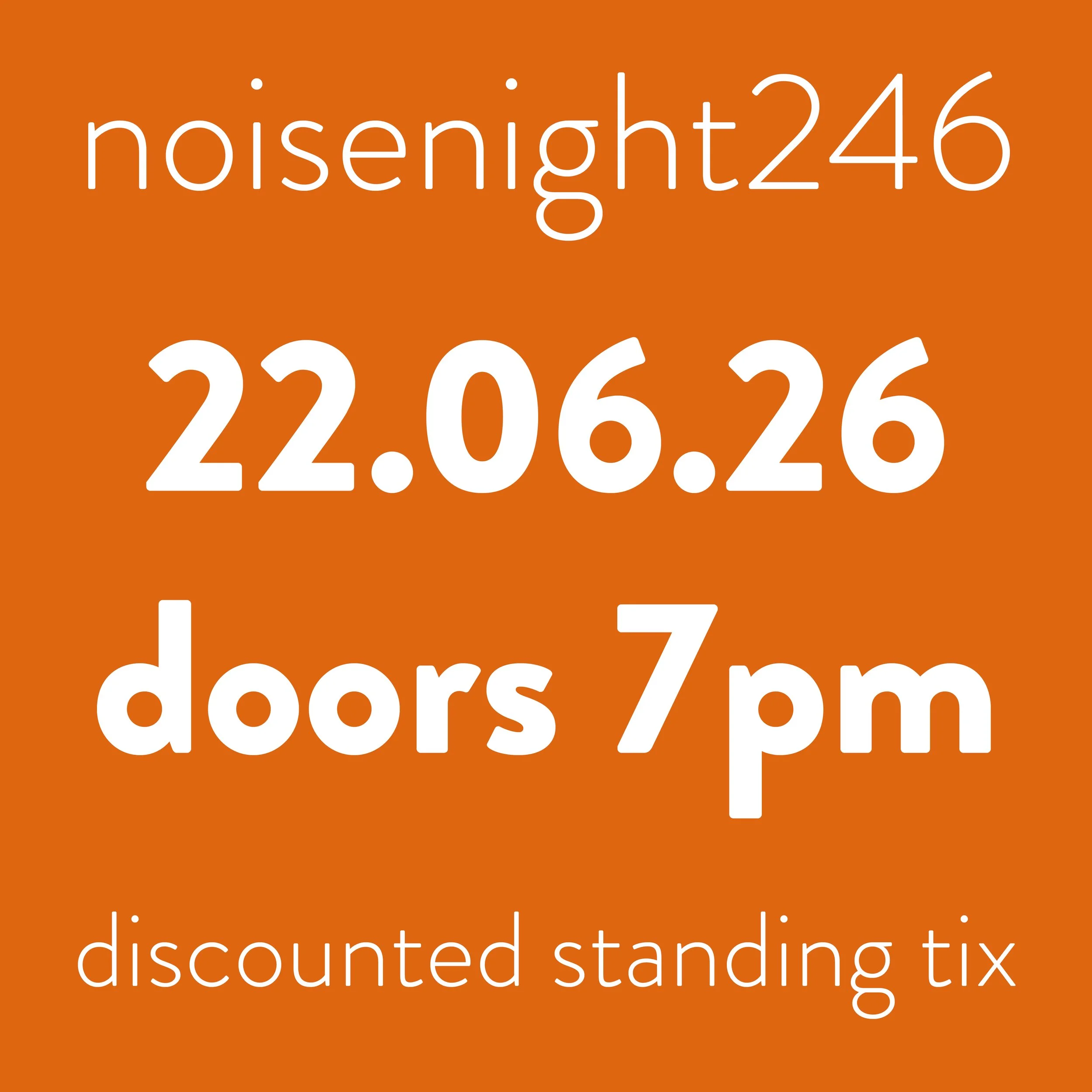 back noisenight246: dudu + julia (concession)