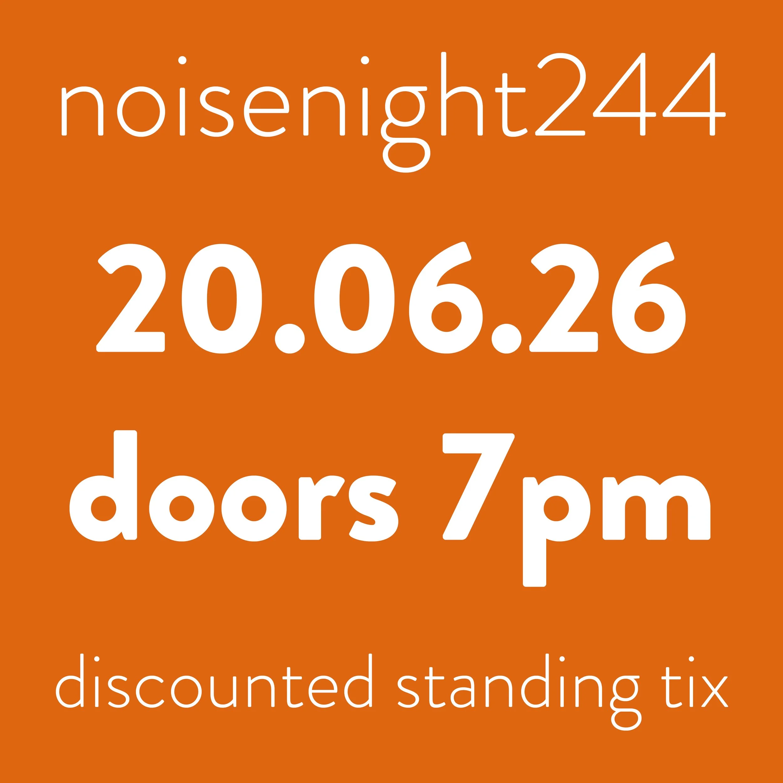 back noisenight244: dudu + julia (concession)